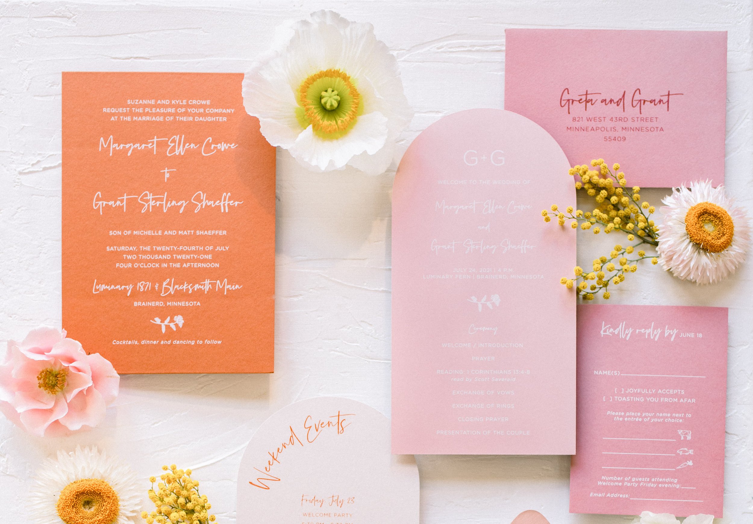 Swiss Alps Wedding Invitation — Paper Girl Creative - Denver