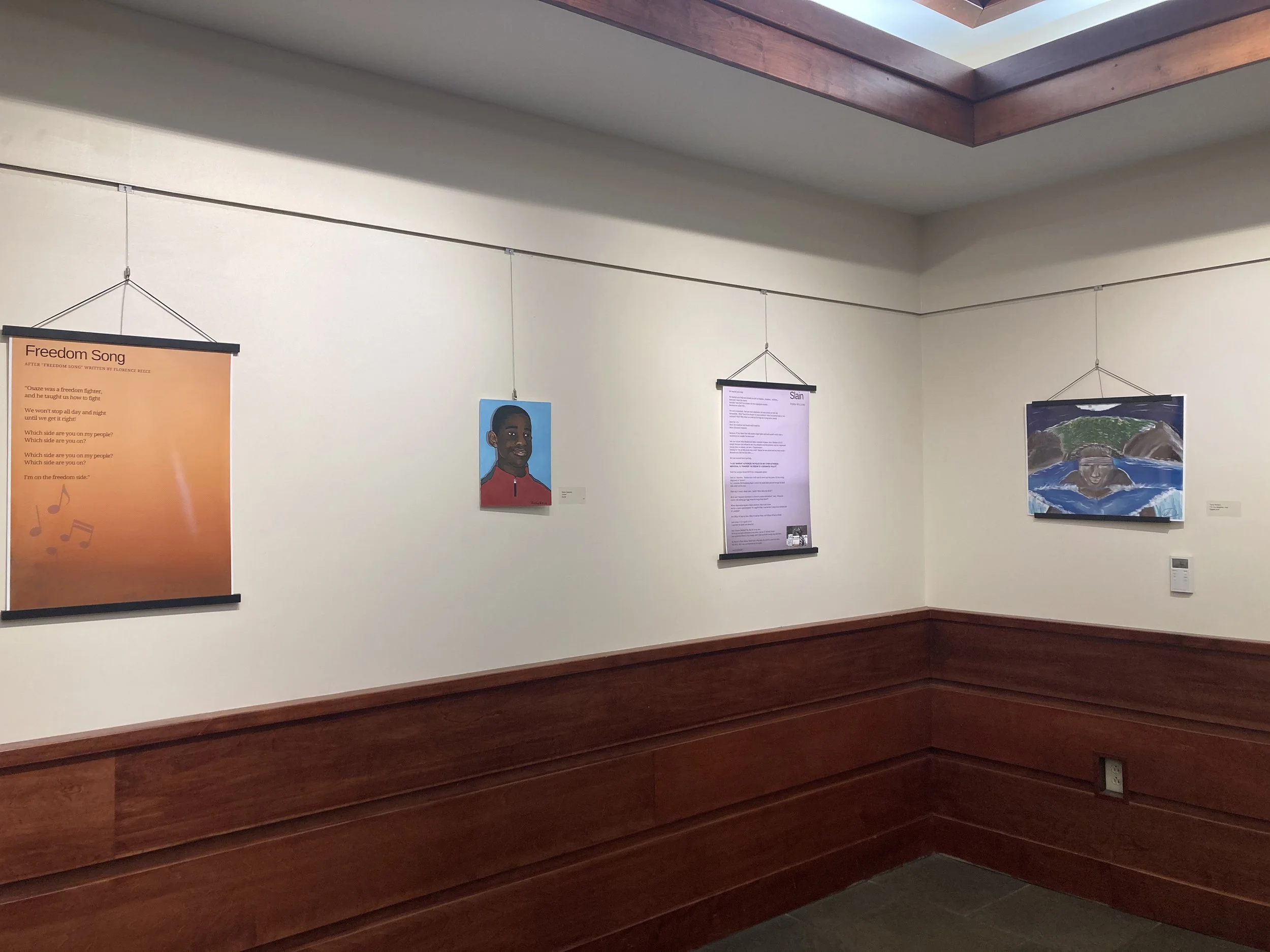 'Osaze's Community' Exhibit at Schlow Library