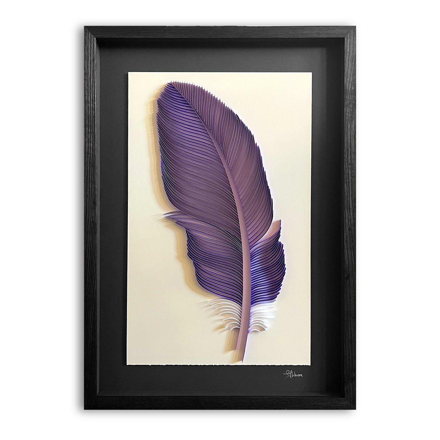 09. Indigo & Beige // 24" x 17" / AVAILABLE