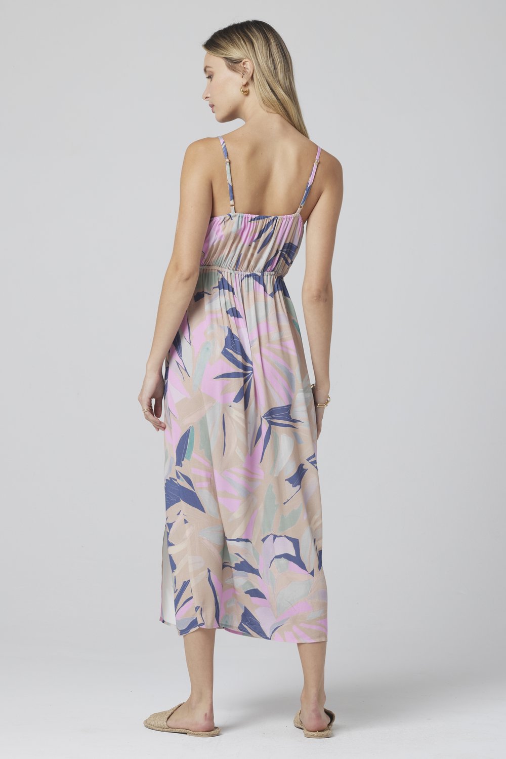 Saltwater Luxe: Pastel Waves Linz Midi Tank Dress — For The Good