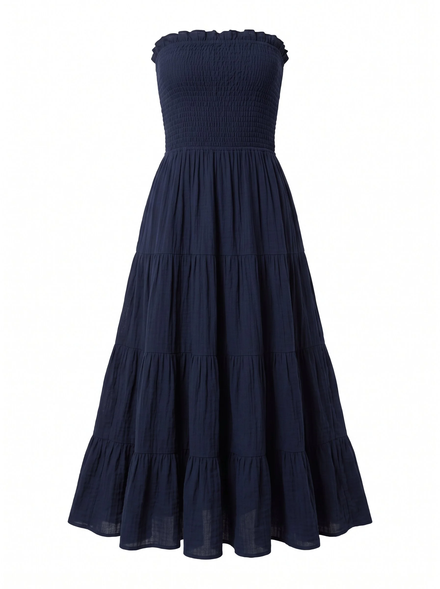 Lotus and Luna: Oxford Cotton Mai Tai Maxi Dress