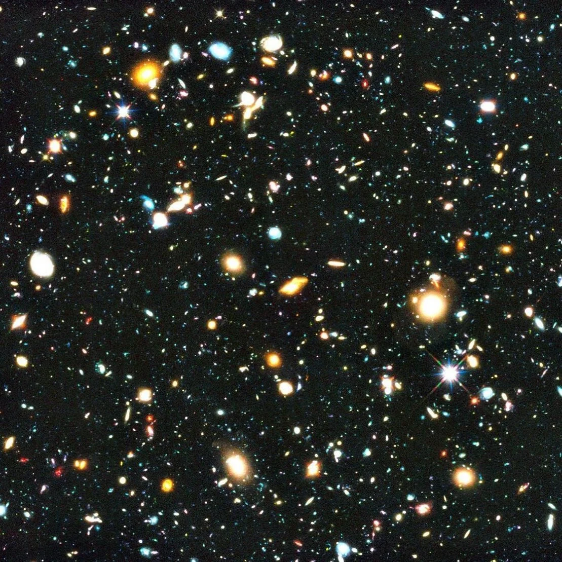 via @neildegrassetyson :
⁣
&ldquo;the universe is under no obligation to make sense to you.&rdquo;⁣
⁣
this one hit just right. ✨⁣
⁣
&mdash; Ultra Deep Field, Hubble Space Telescope 2003. @nasa
