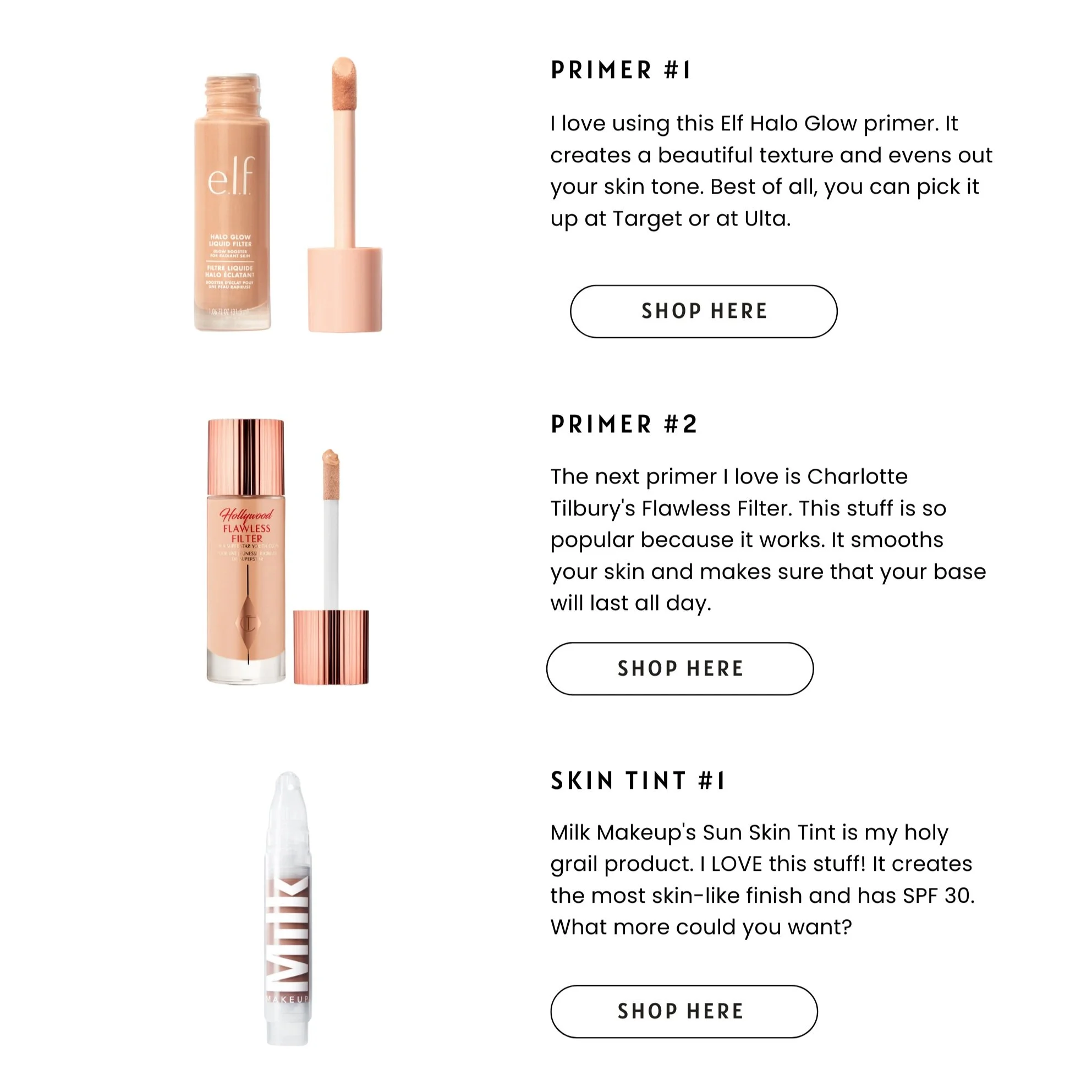 Foundation Favorites