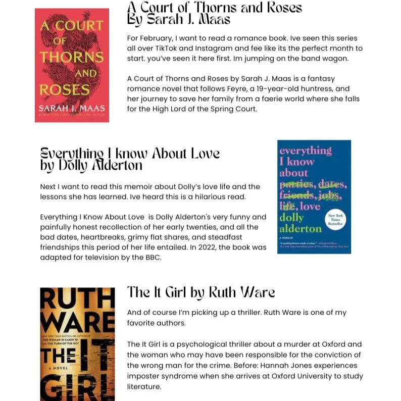 What To Read This Month - February 