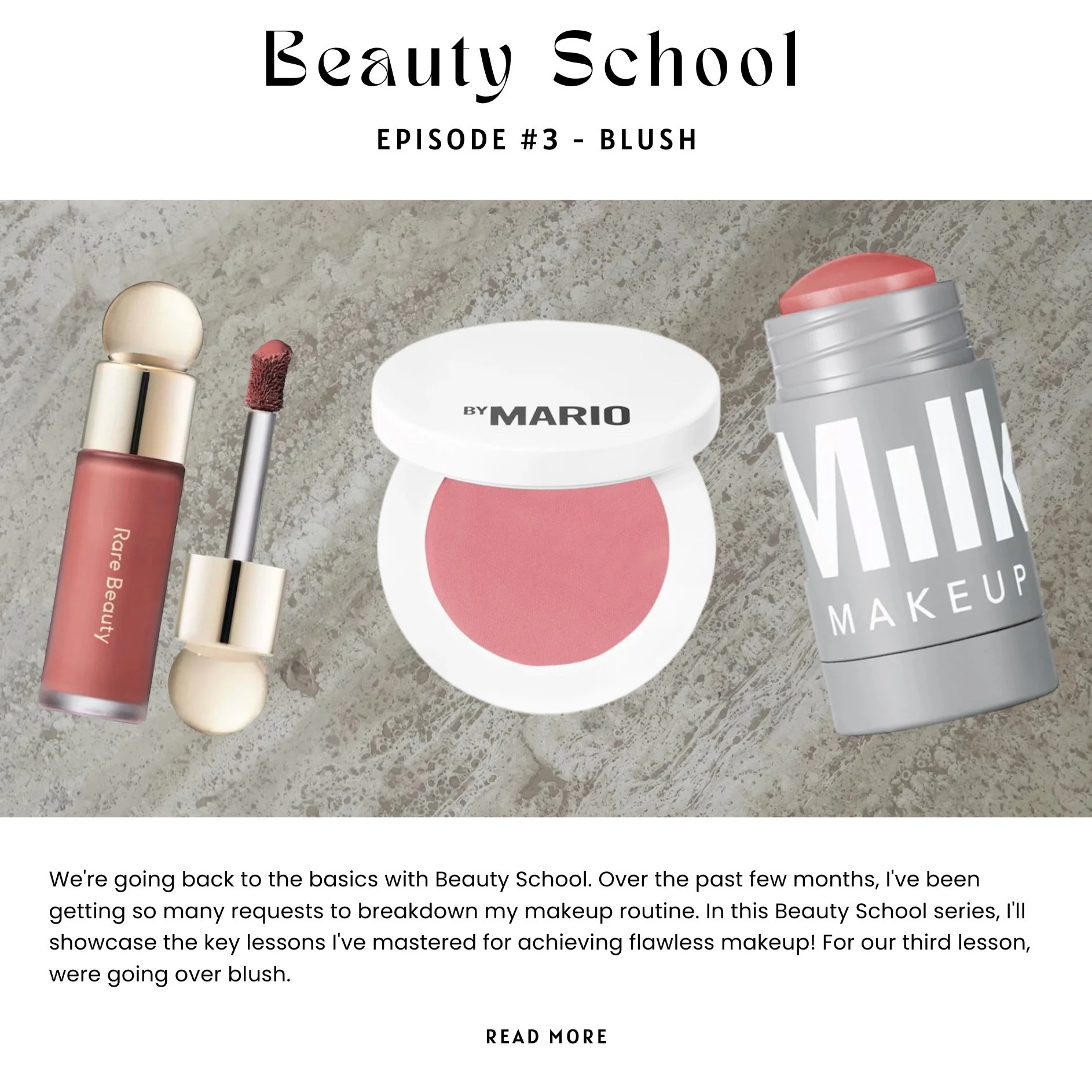 Beauty School - Blush