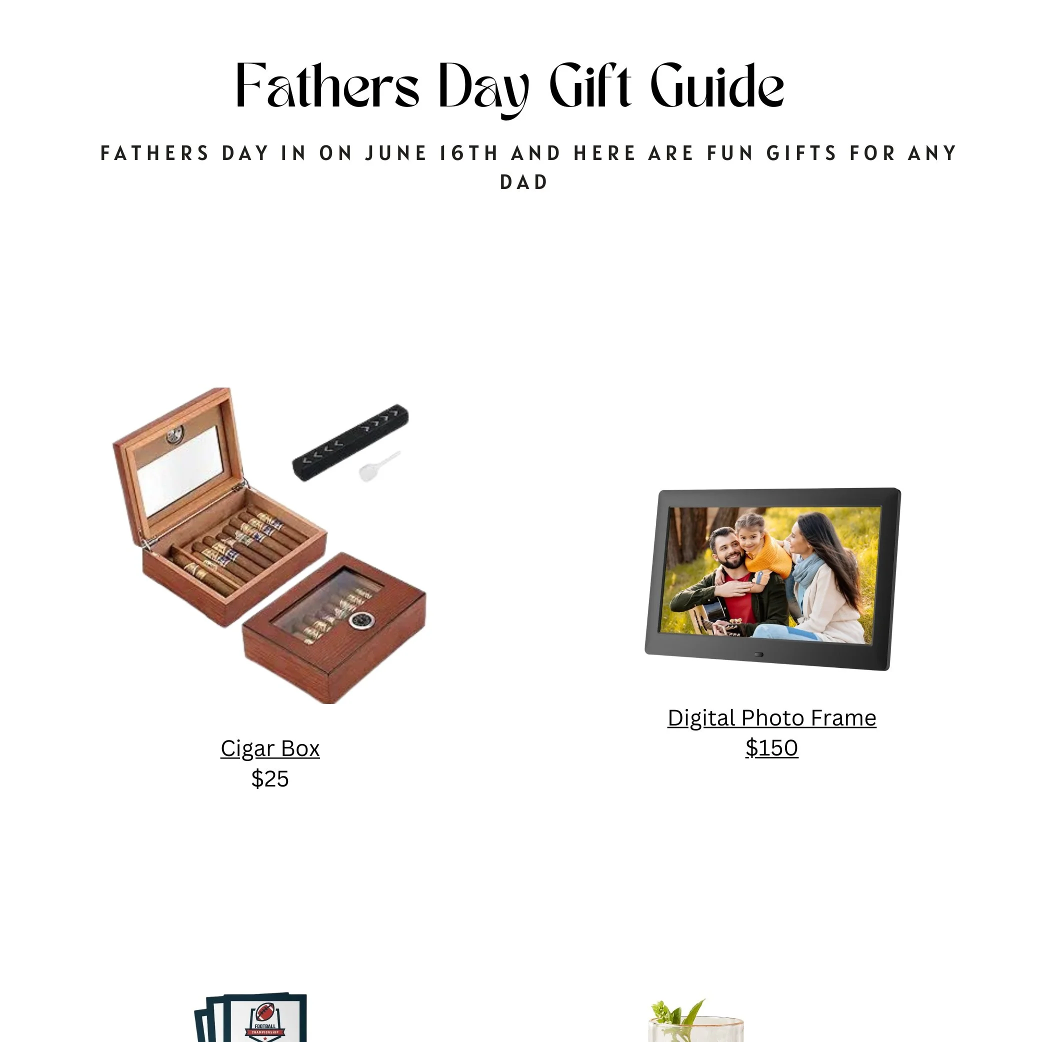 Fathers Day Gift Guide