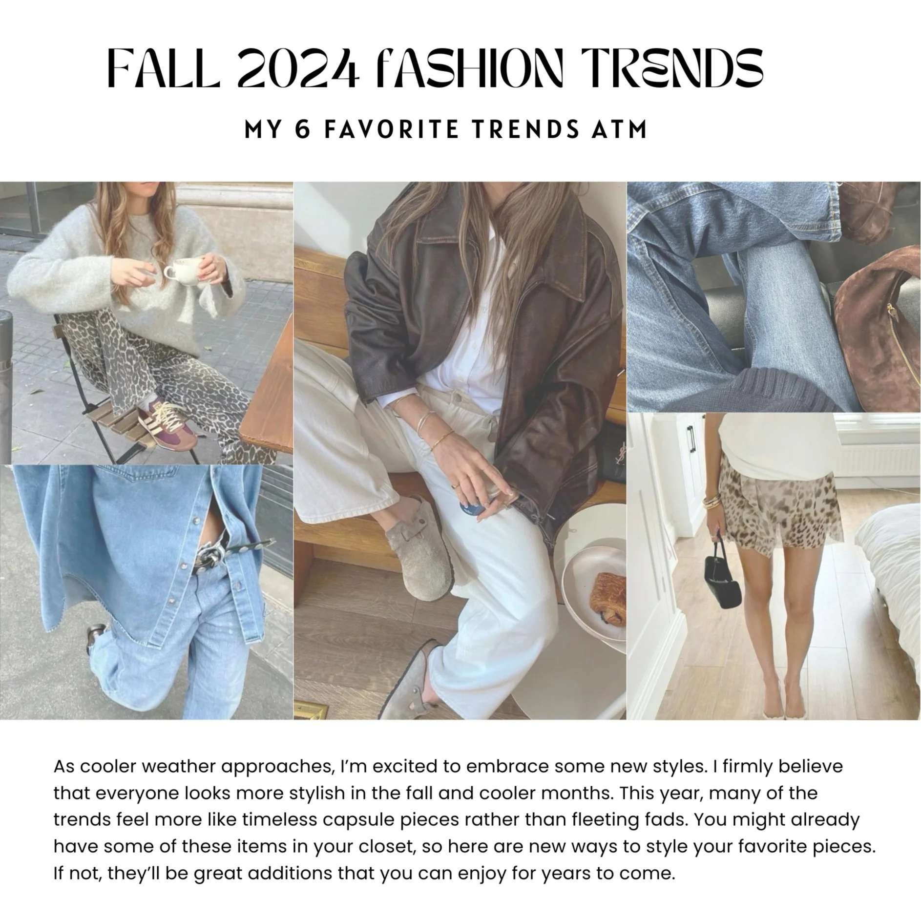 6 of My Favorite Fall 2024 Trends