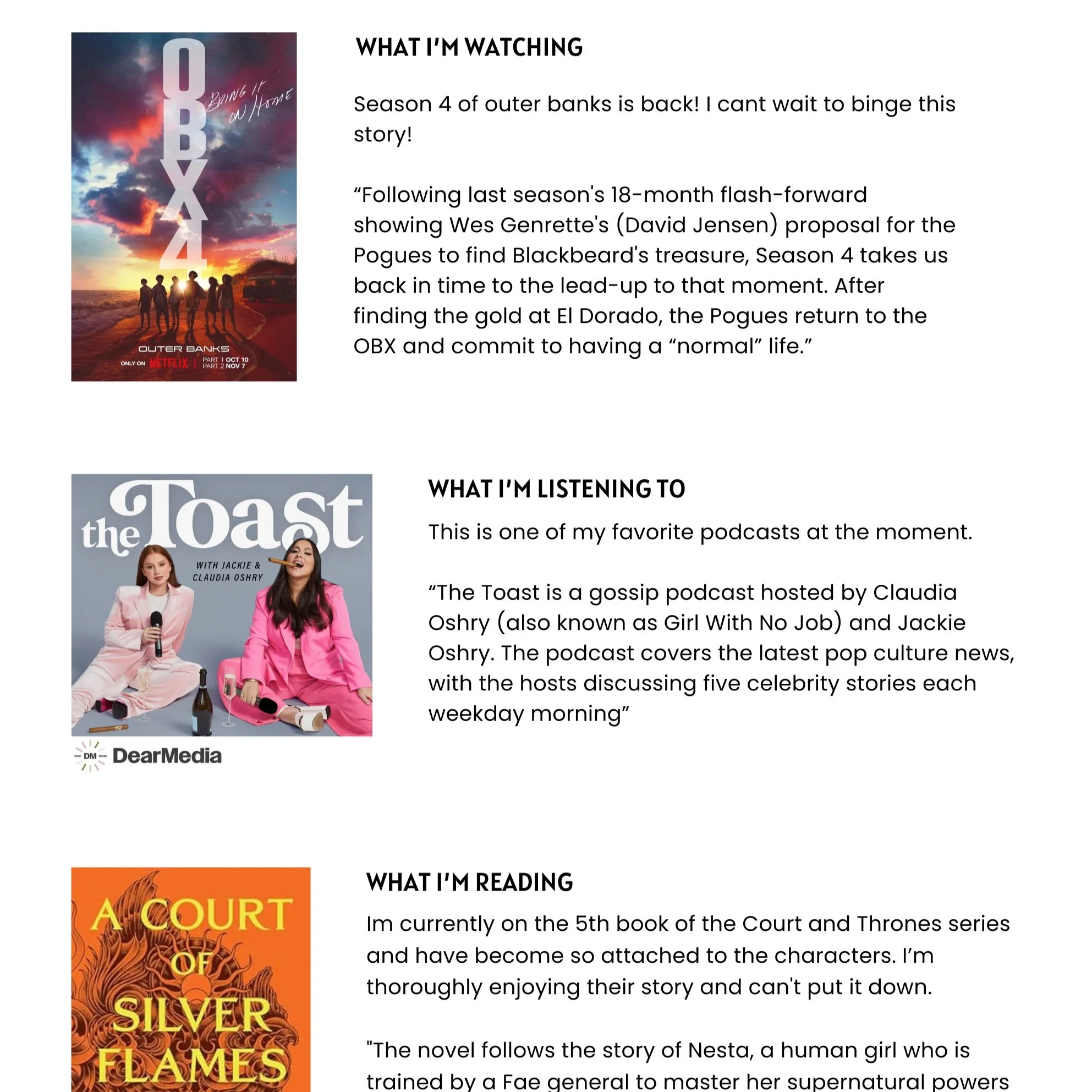 Content to Consume - November 