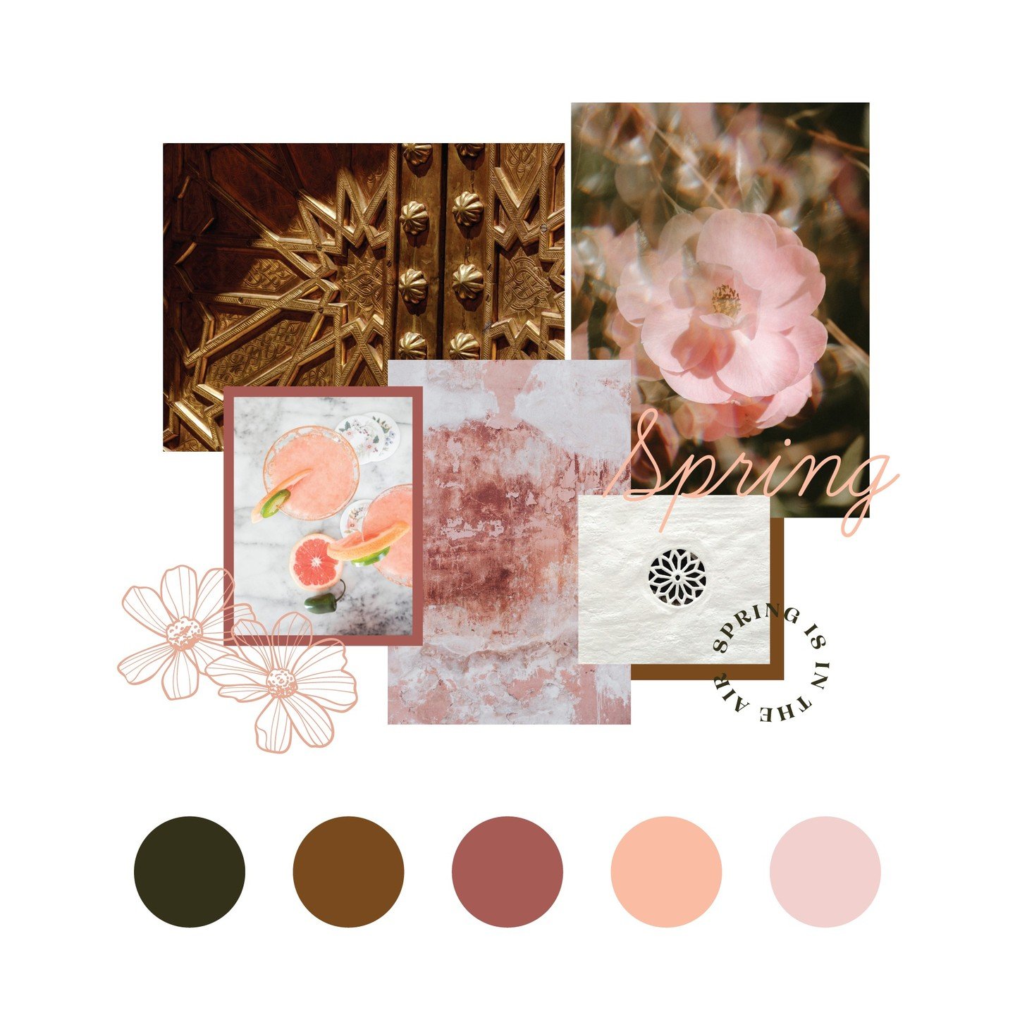 Kicking off the week with a #moodboardmonday 🌸! April weather has been all over the place here in Colorado--60s and sunny, gray and rainy, even a little bit of snow. Despite all that little buds have started sprouting and lots of pretty pink blossom