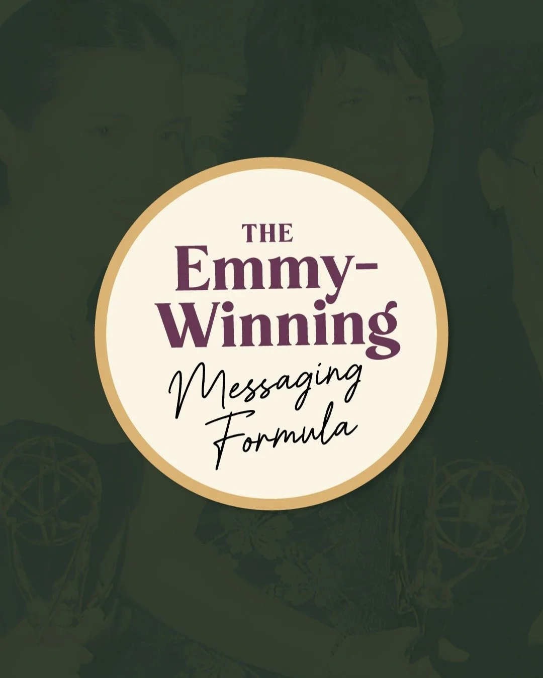 Introducing the rest of the mini brand that we did for Kelsey's ( @trullimedia ) new offer launch--The Emmy-Winning Messaging Formula! A cute new set of logos to go with the new color palette and typography. In addition to winning two daytime Emmys f