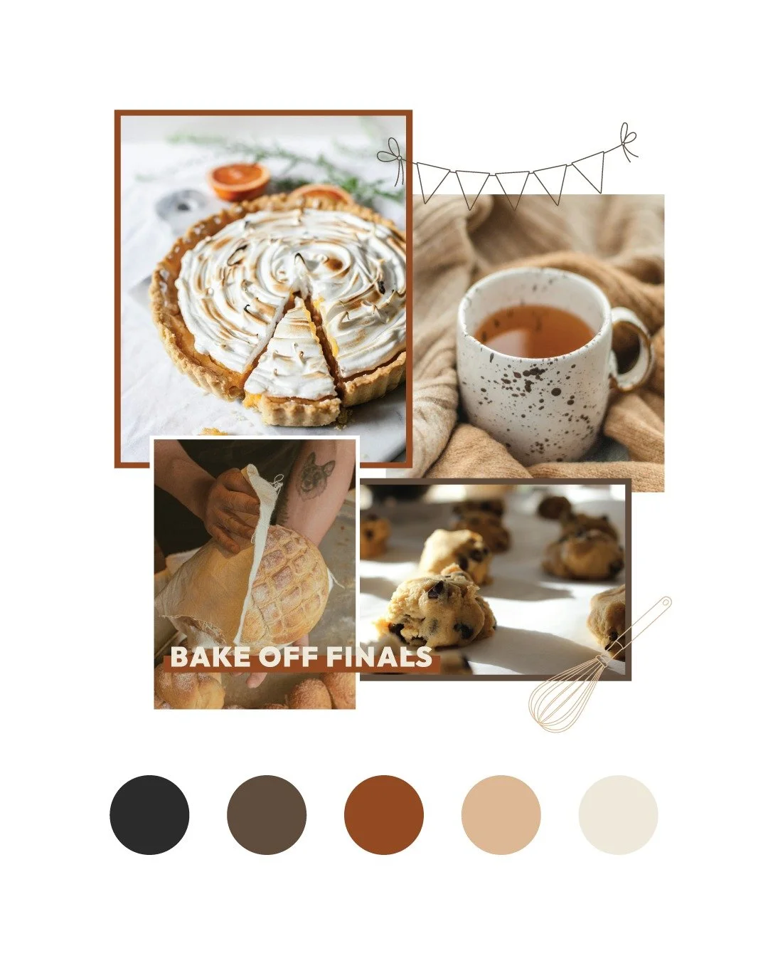 Is anyone else pumped about the Great British Bake Off finale this weekend 🍰? 

#moodboardmonday #colorado #mondaymoodboard #bakeoff #baking #greatbritishbakeoff #colorinspo #graphicdesign