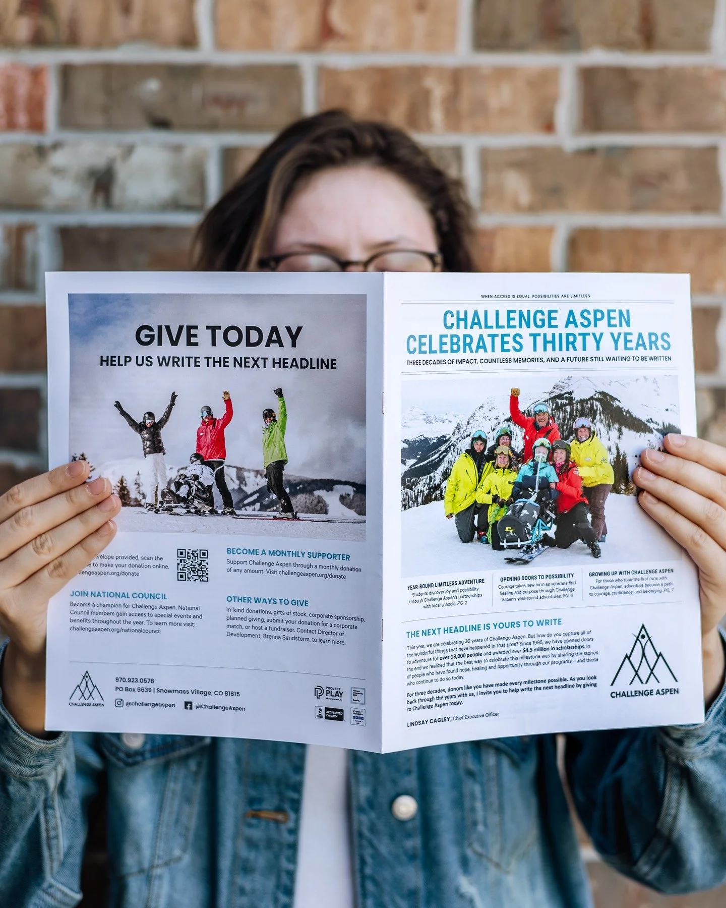 Client spotlight: I'm excited to share some wins we've had recently with Challenge Aspen, an amazing nonprofit that provides year-round adaptive recreation opportunities for people of all ages and disabilities, including outdoor activities, camps, an