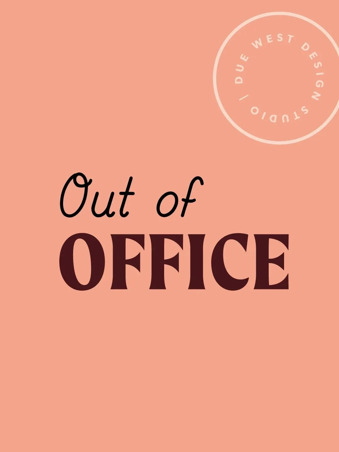 Heading to Charleston for a wedding plus a few days of vacation with family and friends&nbsp;☀️.&nbsp;&nbsp;Please expect a slower response time the rest of this week--I'll be keeping an eye on email and will be back in the office on Monday!