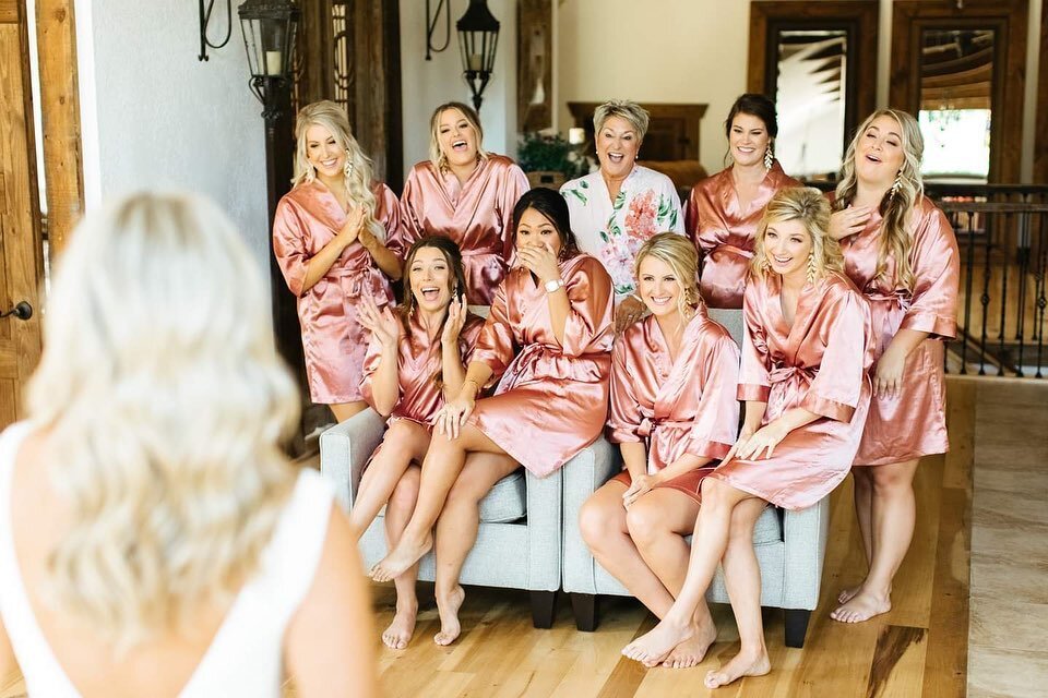 Everyone looking at the weekend like... YOU GUYS, It&rsquo;s going to be BEAUTIFUL!! We hope you all soak up every last bit of it! We love this time of the year because we don&rsquo;t sweat off all of our makeup before the ceremony! People may actual