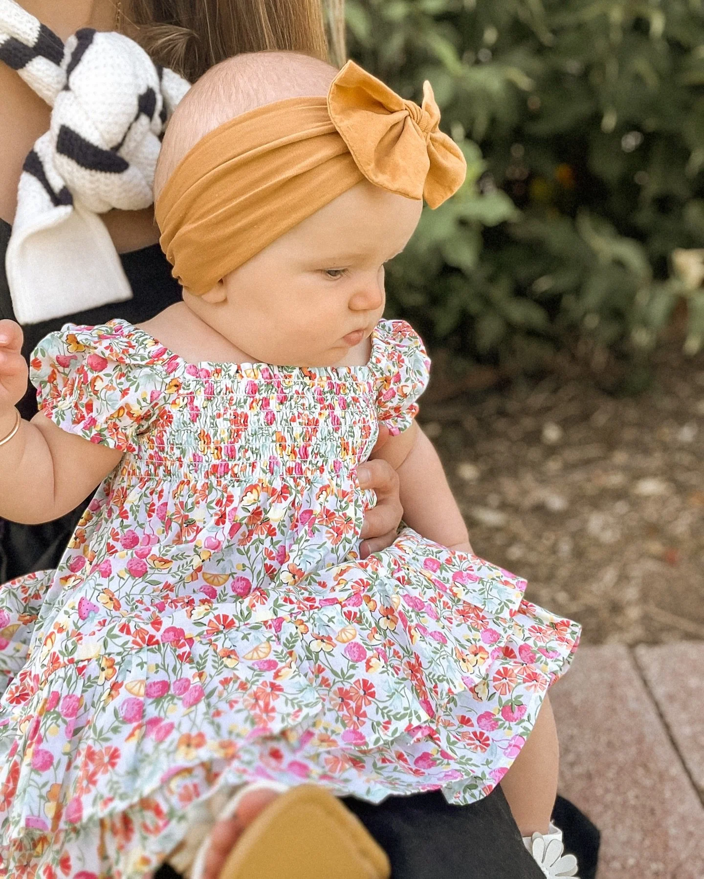 I’m still in shock that I get to buy bows and everyone else is in shock that I dress her in actual colors #iykyk