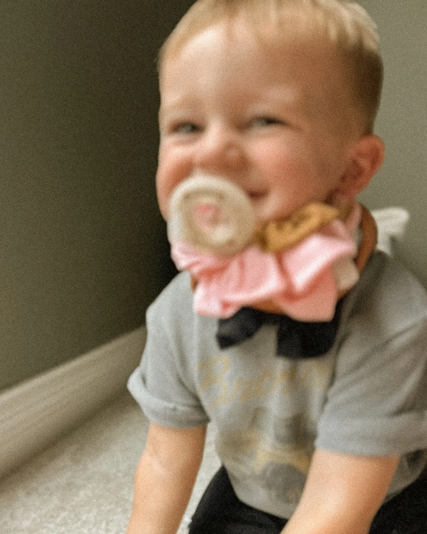 Currently living the good ole days πΈ 
Nap time today consisted of creatively escaping the crib and putting on 17 of his sister’s bows because “my neck was cold” without mom catching on. 
A legitimate reason for not napping I&rsqu