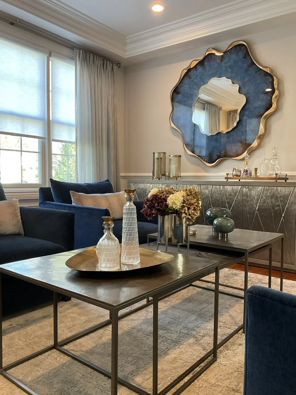 Mirror, mirror on the wall! A statement mirror is a simple way to open up a room and add a touch of personality. Swipe to see a few of our favorites.

#statementmirrors #livingroominspo #westfieldnj #scotchplainsnj #interiordesign