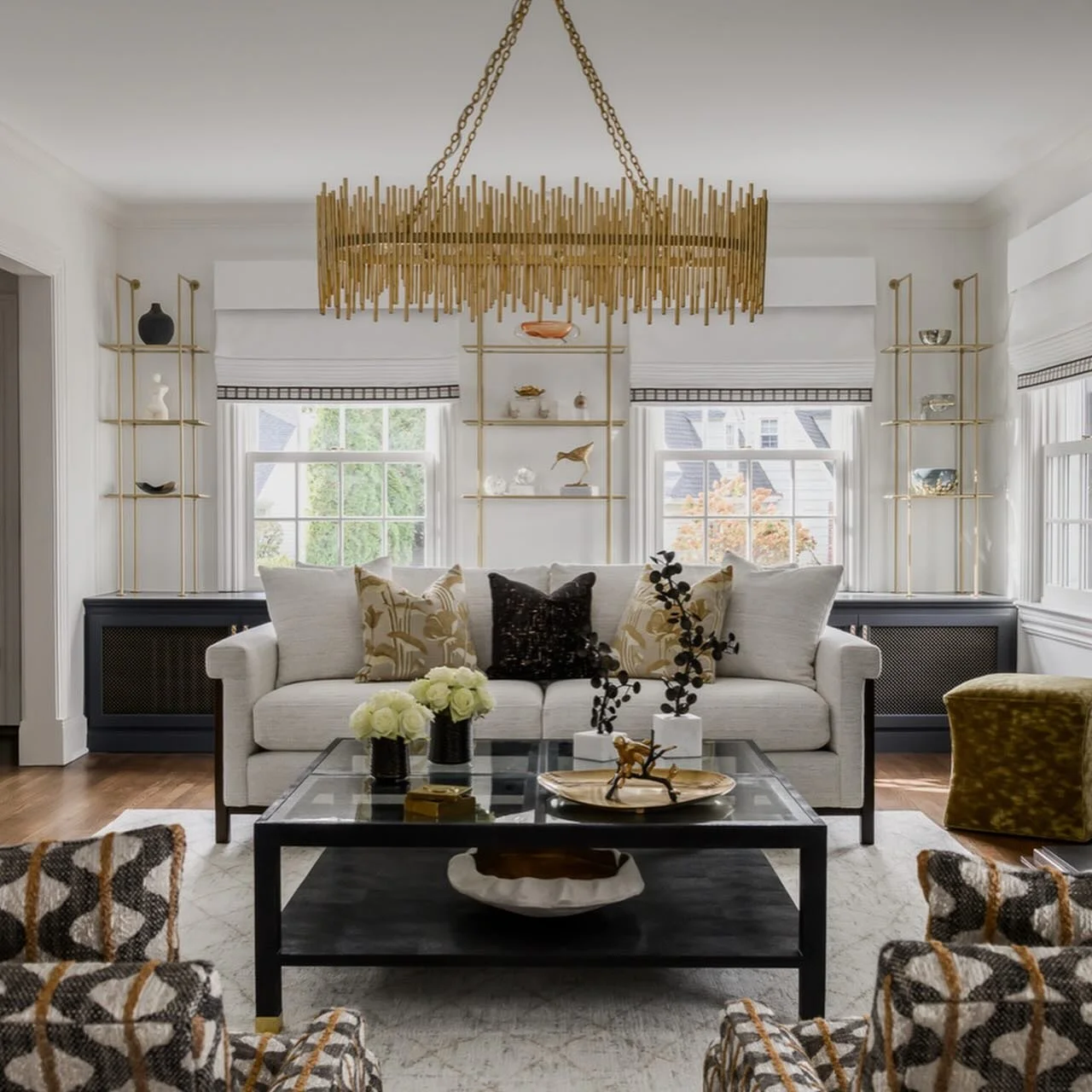 Living rooms can sometimes become an afterthought, beautiful to look at, but rarely used. Not this one. This is the kind of room where everyone naturally gathers. Every detail adds a layer of interest, and before you know it, you&rsquo;re transported
