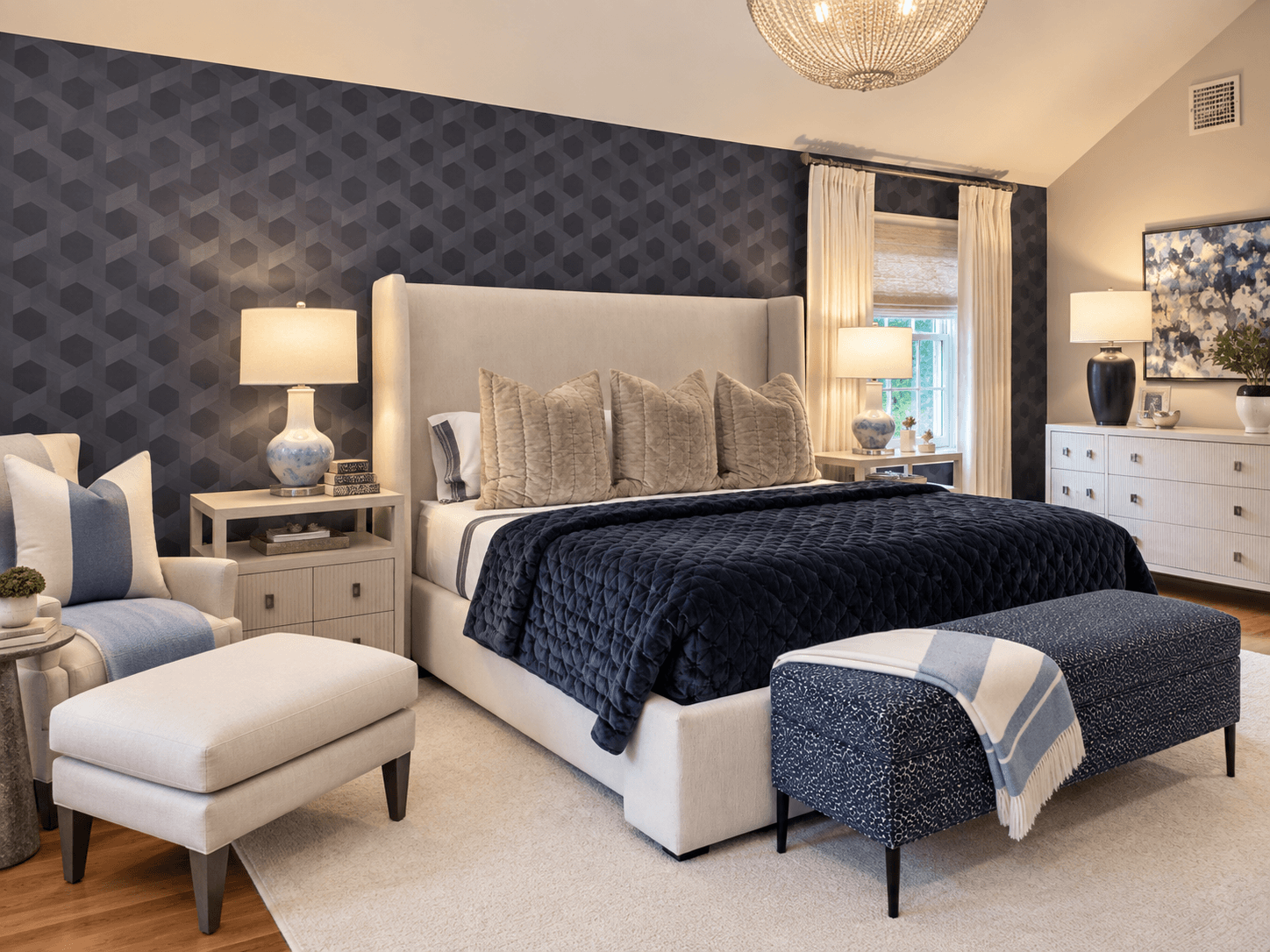 Ott Primary Bedroom Elements Interior Design Chatham NJ Bedroom.png