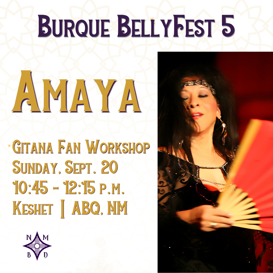 Amaya: Snap, Flare & Fly- Dramatic Gitana Fan Artistry