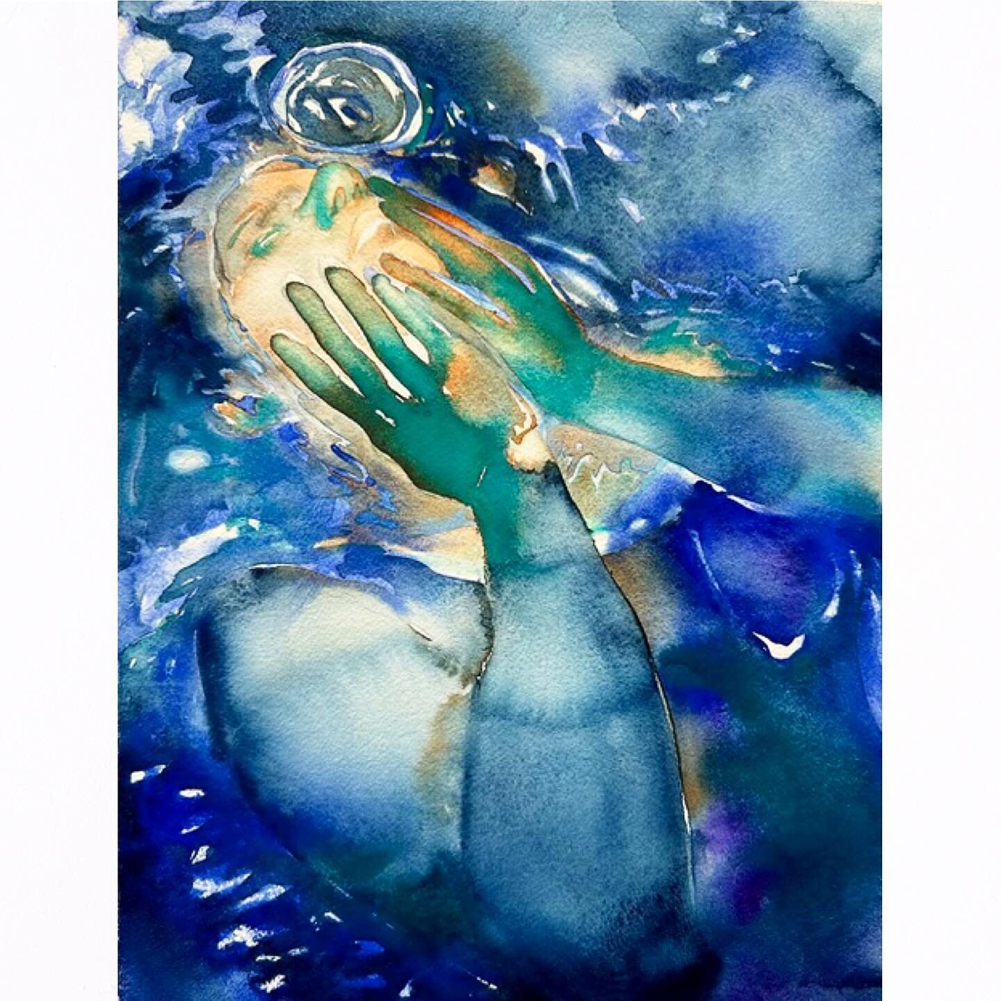 Happy to see that the Barely Blue swimmer sold at

The American Women Artists Master Signature &amp; Heritage Member exhibition 
Tubac Center of the Arts- Tubac, Arizona

The exhibition ends April 14, 2024

I am honored to have been included with the