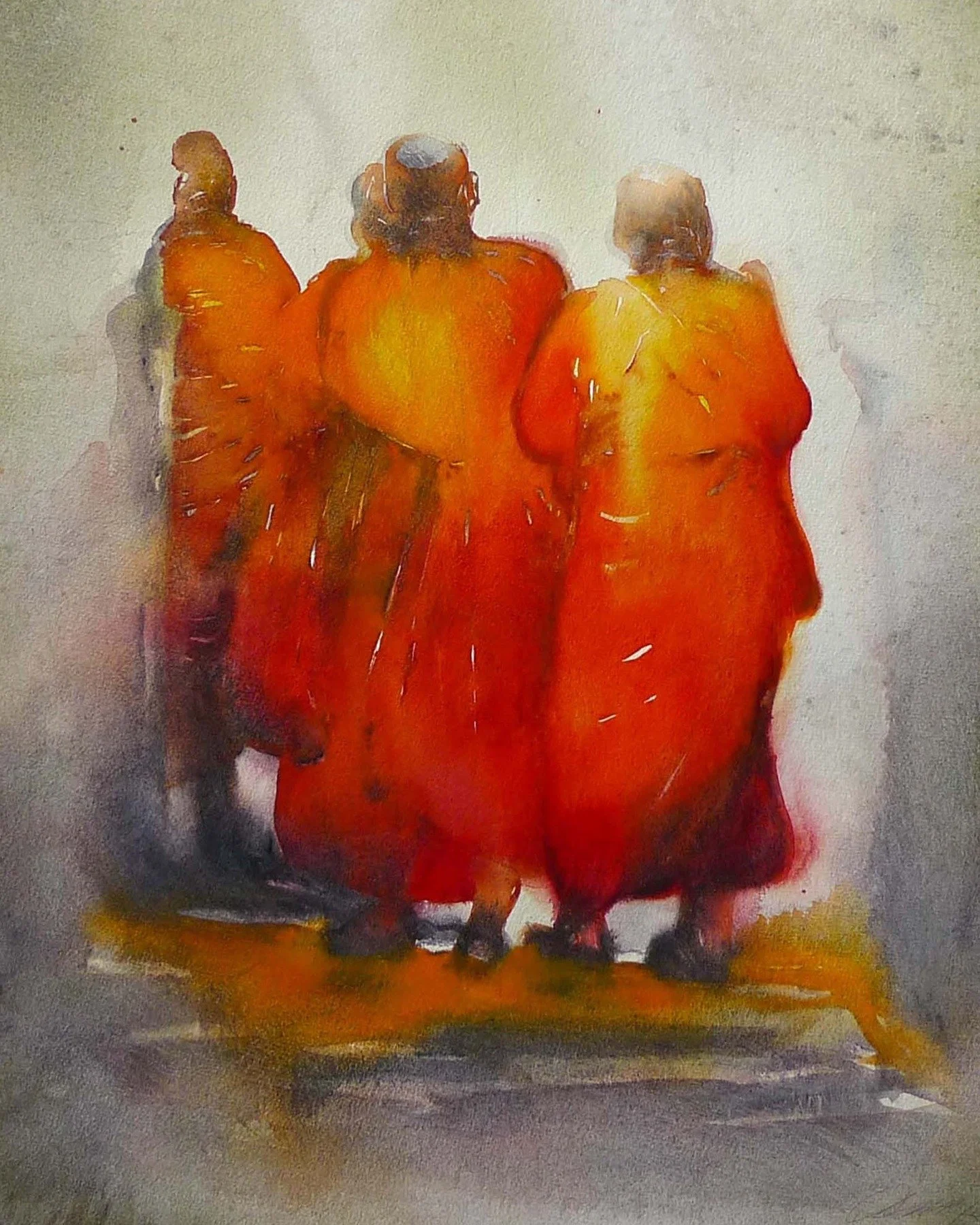 As the monks journey across the United States on their way to Washington, DC, I am moved by the joy and peace they bring.

I love to see the crowds gathering to greet them on the roads.

The simple, peaceful exchanges&mdash;flowers and smiles&mdash;a