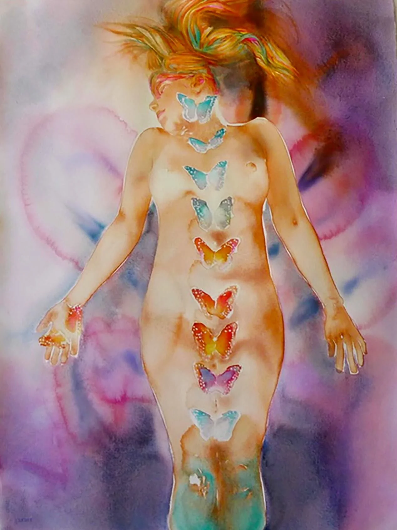 I&rsquo;m not exactly sure when I completed this painting &mdash; it was several years ago. Since then, it&rsquo;s gone through another veil of color and evolved into something different. I often photograph progression stages along the way so I can r