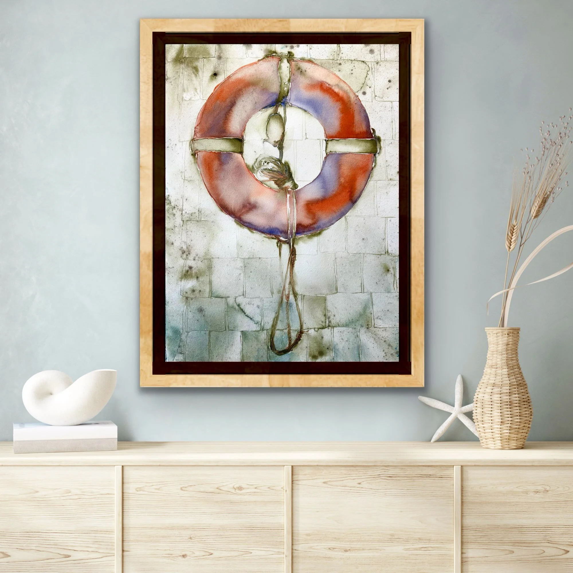 Your Best Friend
Watercolor
30 x 22&rdquo;
2026

Sold today&mdash;&mdash;>>> and thank you to the client for adding me to your collection!🛟
.
.
.
#lifesave#lifepreserver#watercolor#fishtown#artcollector