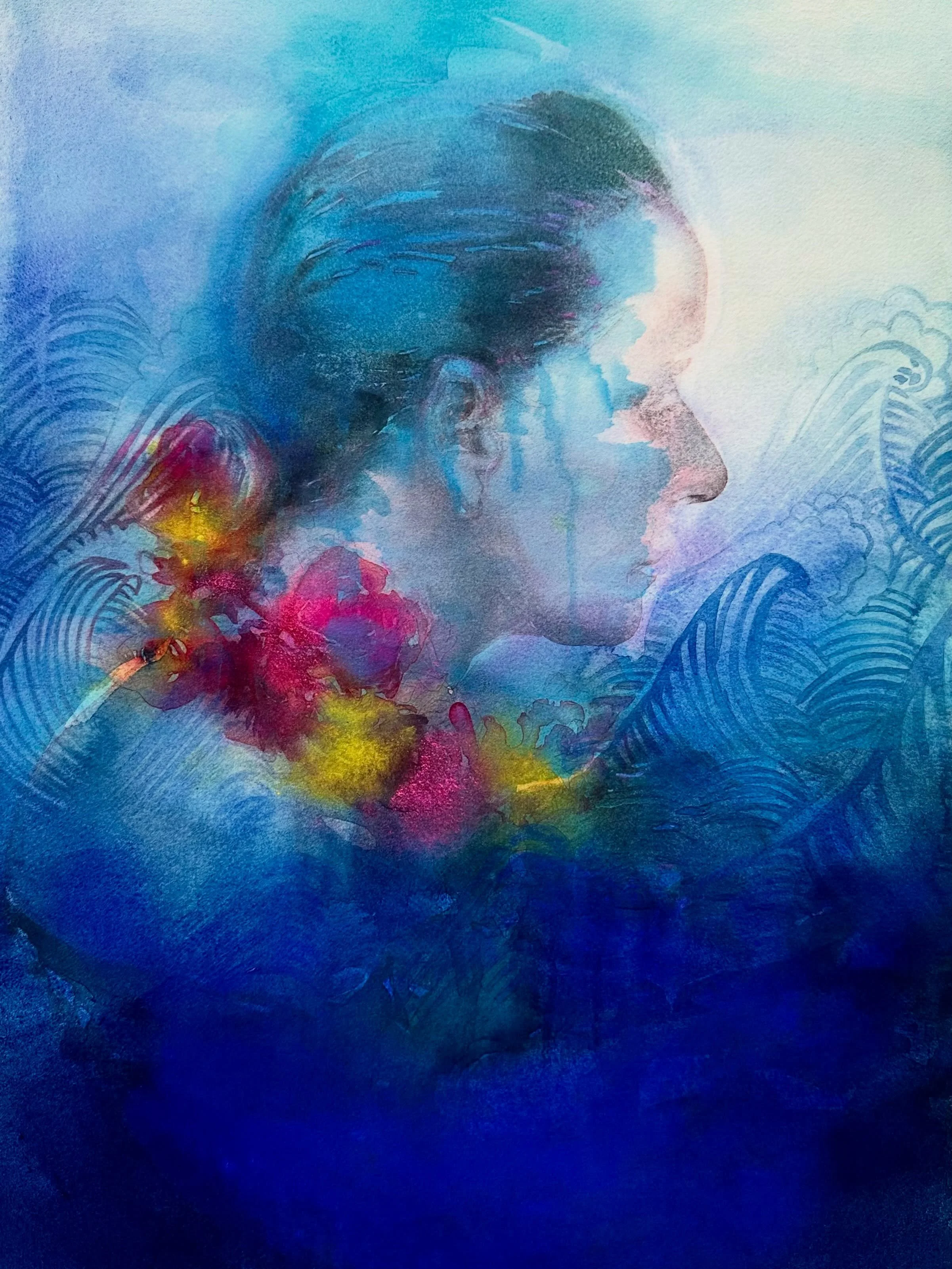 The Tide Moves In 🌊🌸

There is something beautiful about the way the tide moves in, constantly changing the sea.

 Stillness and motion.

The Tide Moves In
Watercolor
22 x 15&rdquo;
2026

#CarolCarter #WatercolorPainting #ContemporaryWatercolor #Fi