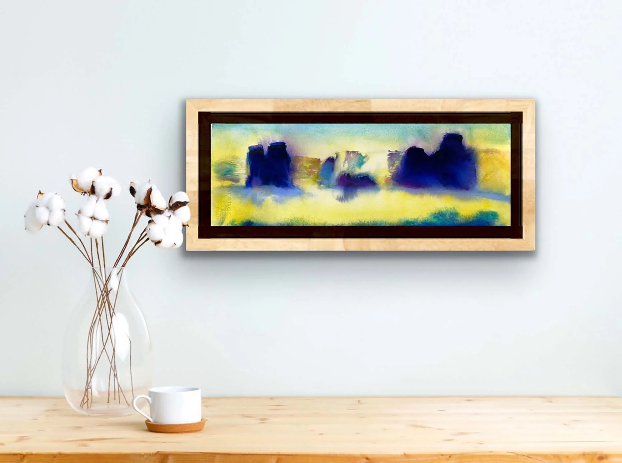 Capitol Reef| Original Watercolor By Carol Carter | 8 x 15 inches