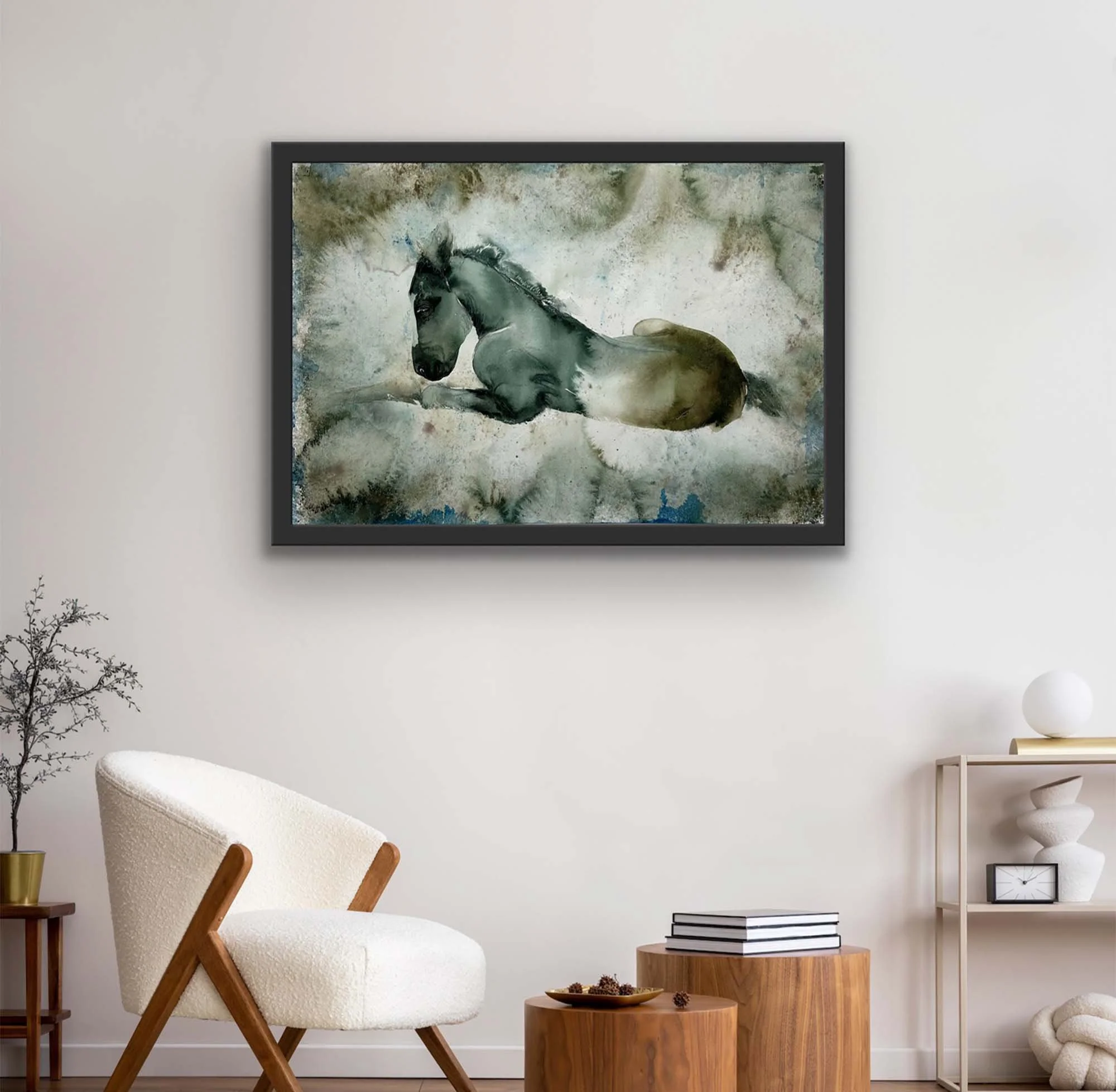 Colt | Original Watercolor By Carol Carter | 22 x 30 inches