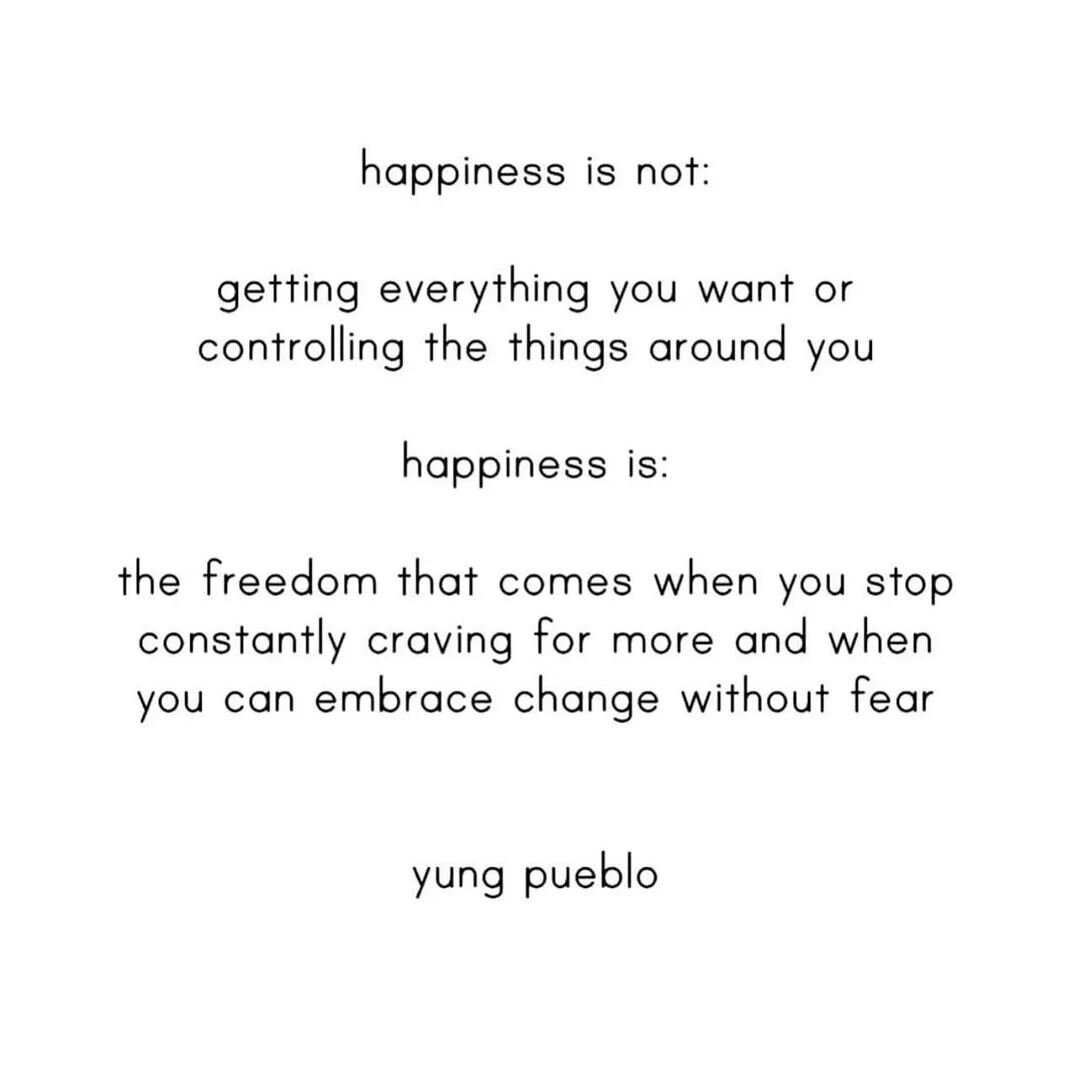 Reposted from @yung_pueblo A great sign of progress is being able to find peace in the down moments, to not get swallowed up in sorrow because things are not going your way, but instead to find balance in the understanding of impermanence, the knowin