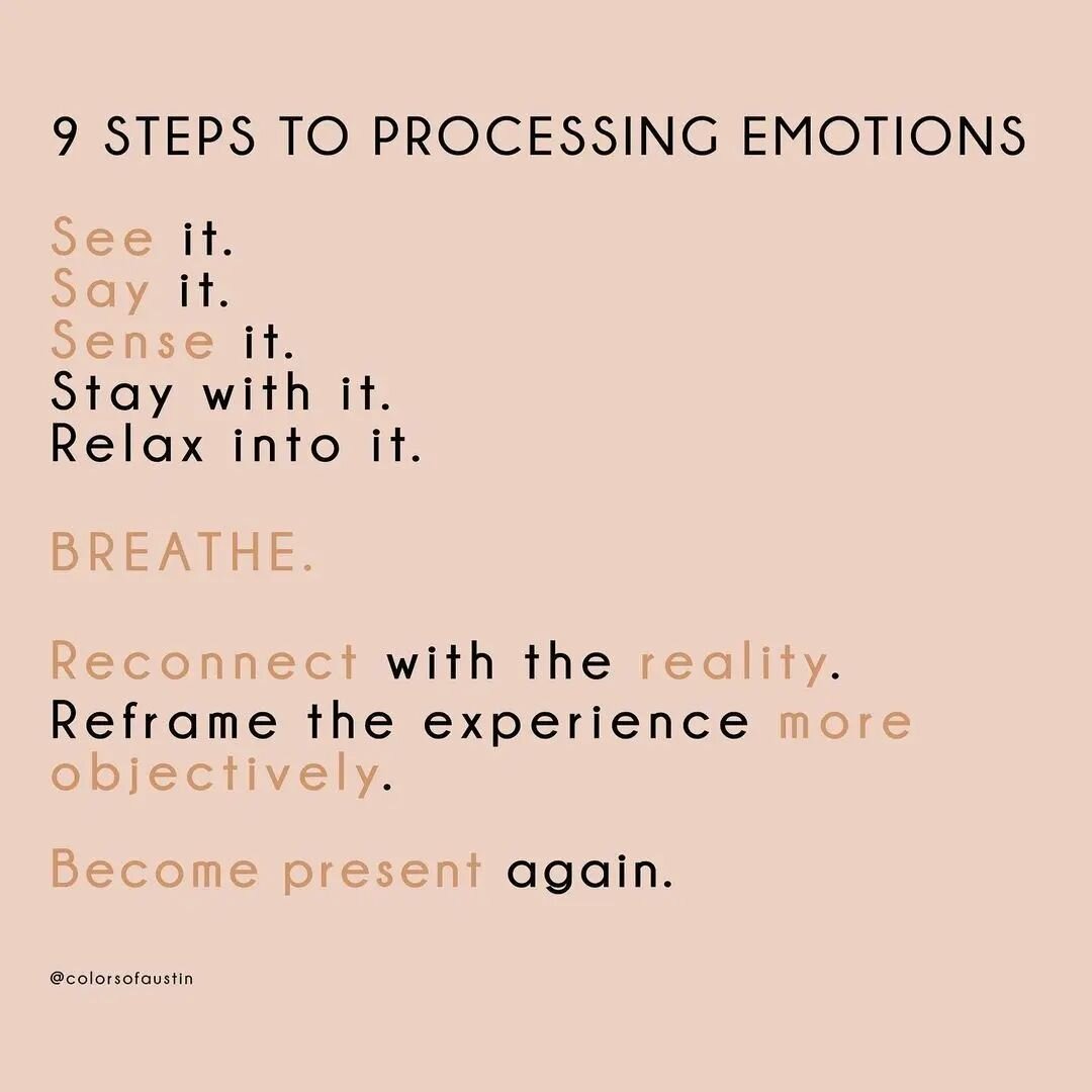 Reposted from @colorsofaustin We pay a high price for the avoidance of
our most tender parts. As emotions go unseen, they often manifest as restlessness, an anxiety we can't quite identify. When we continuously fail to process our emotions, we risk
l