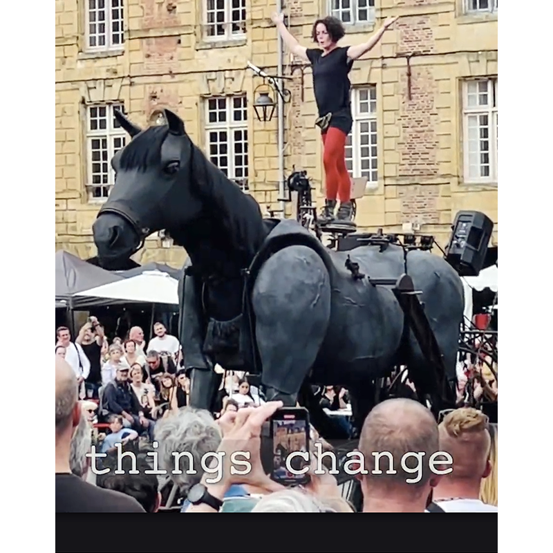 THINGS CHANGE / still from the self-edited 4 min video