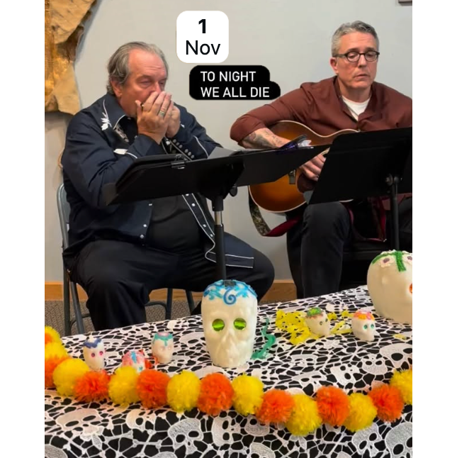 DAY OF THE DEAD :: Evening Performances curated by Gary Glazner (pictured playing harmonica)