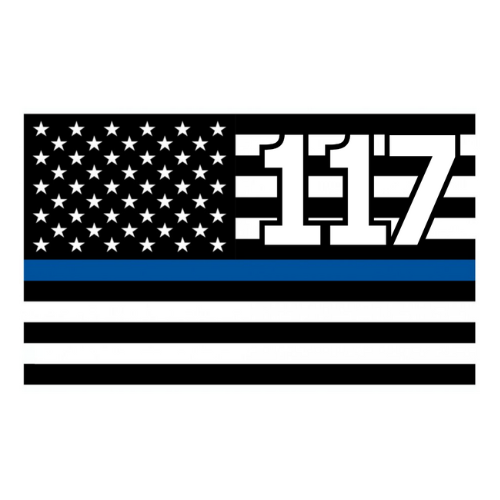 Orginal Michael Chesna Flag Decal