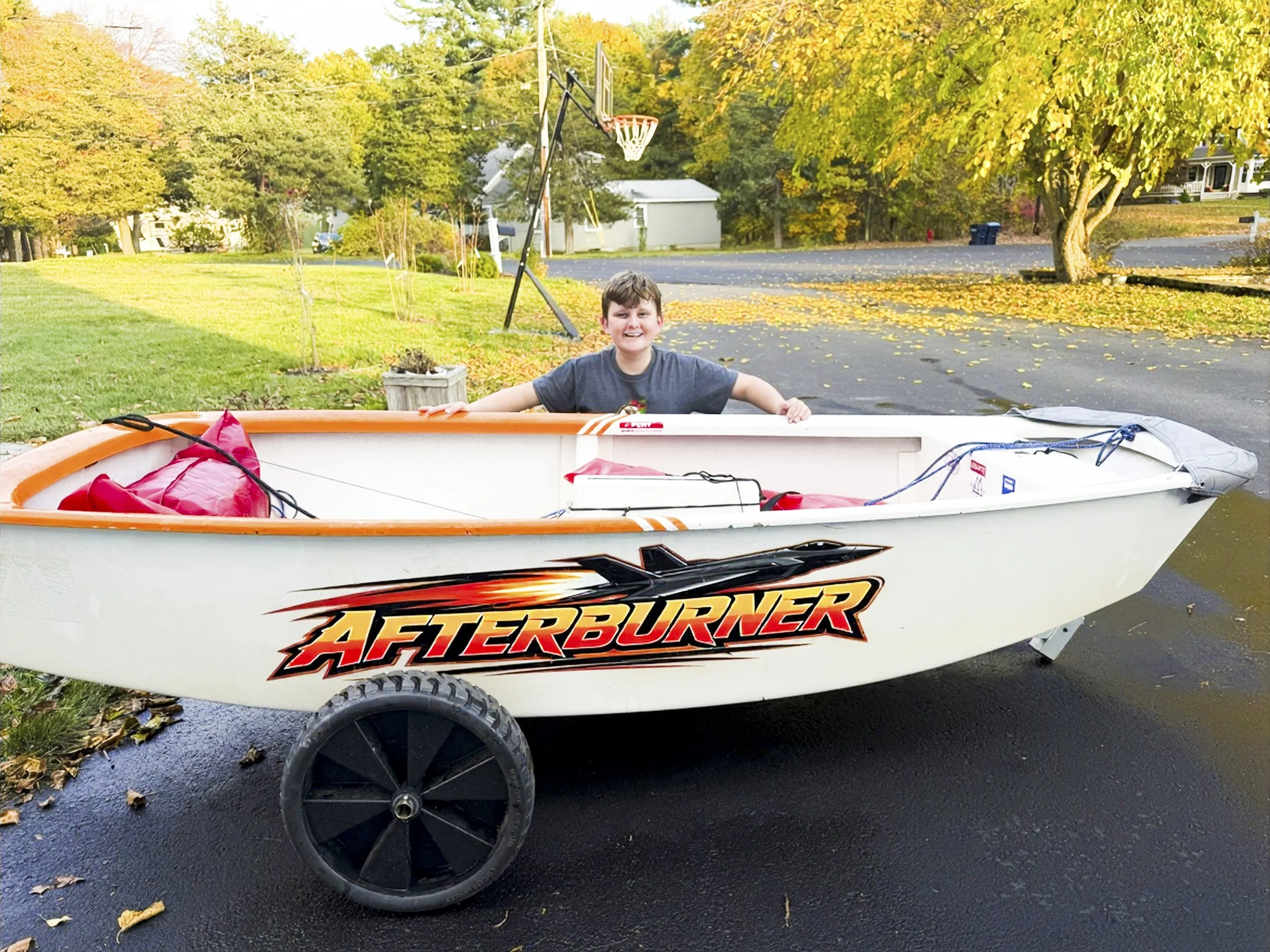 Opti Boat Lettering