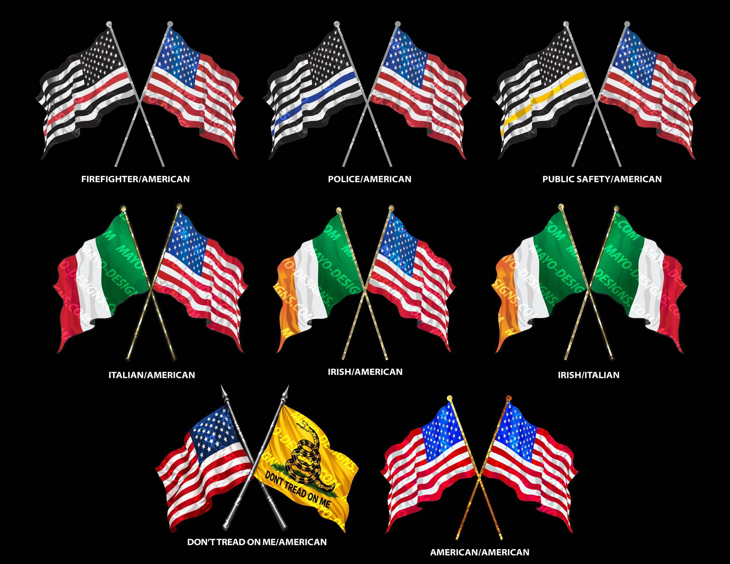 Crossed Flags