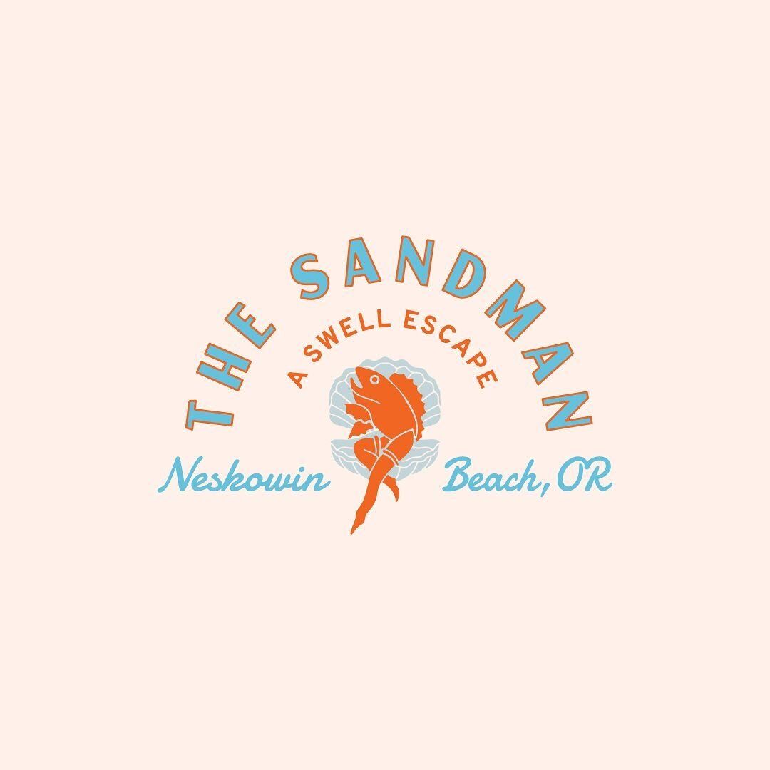 Some lil branding for our new @airbnb in Neskowin ❤️🙃 

#thesandman #branding #hospitality #hospitalitybranding