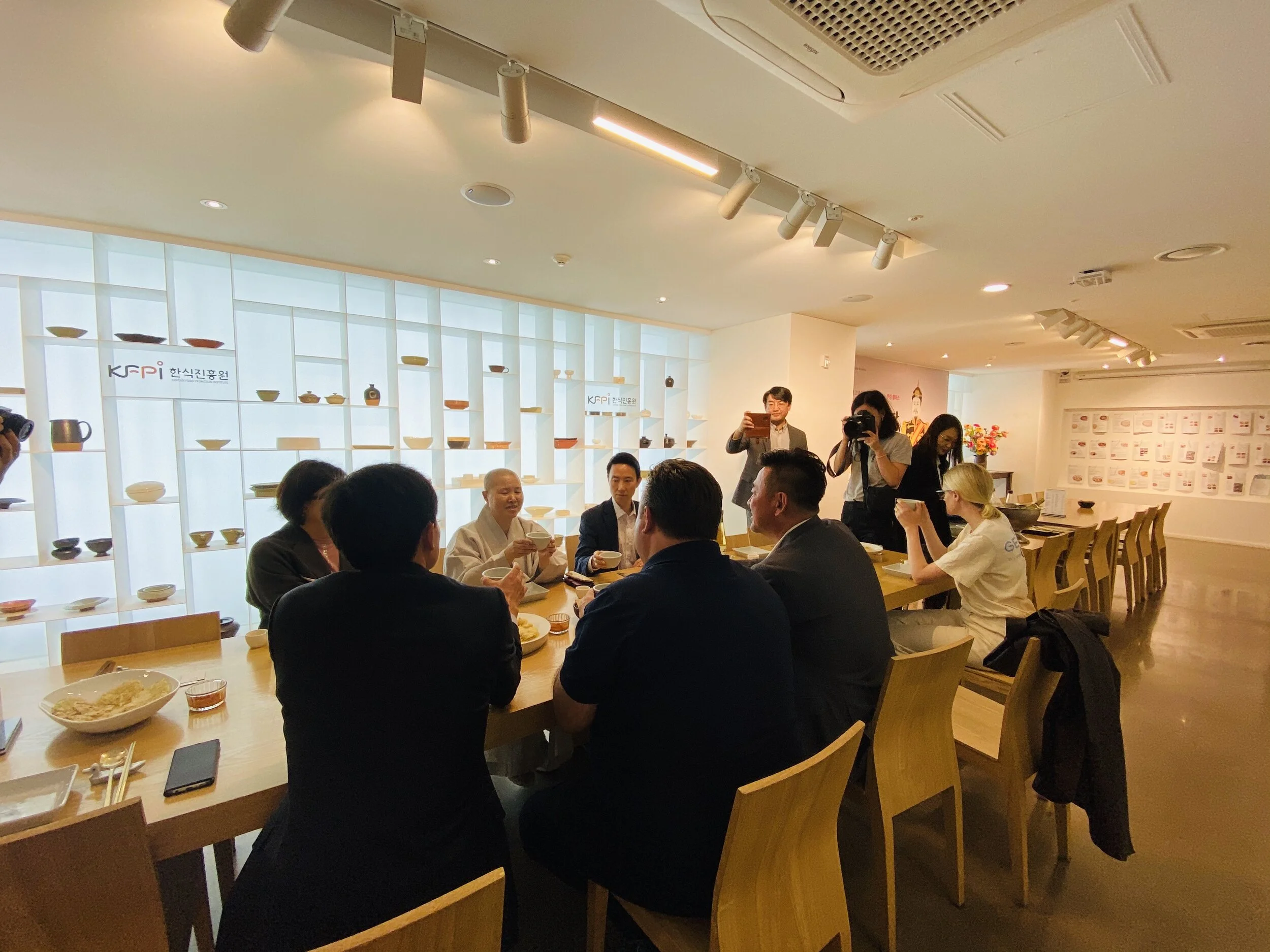 At the Korean Cultural Center