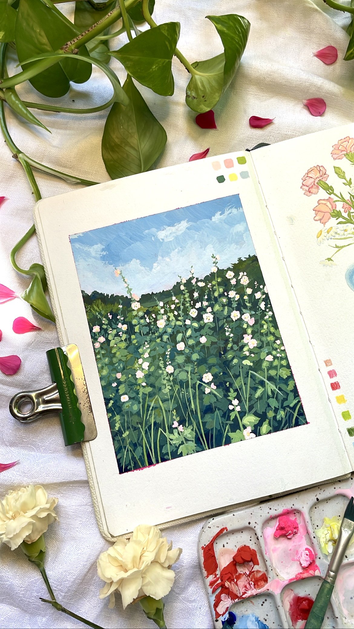 Gouache Landscape Painting Workshop at Lot’sa