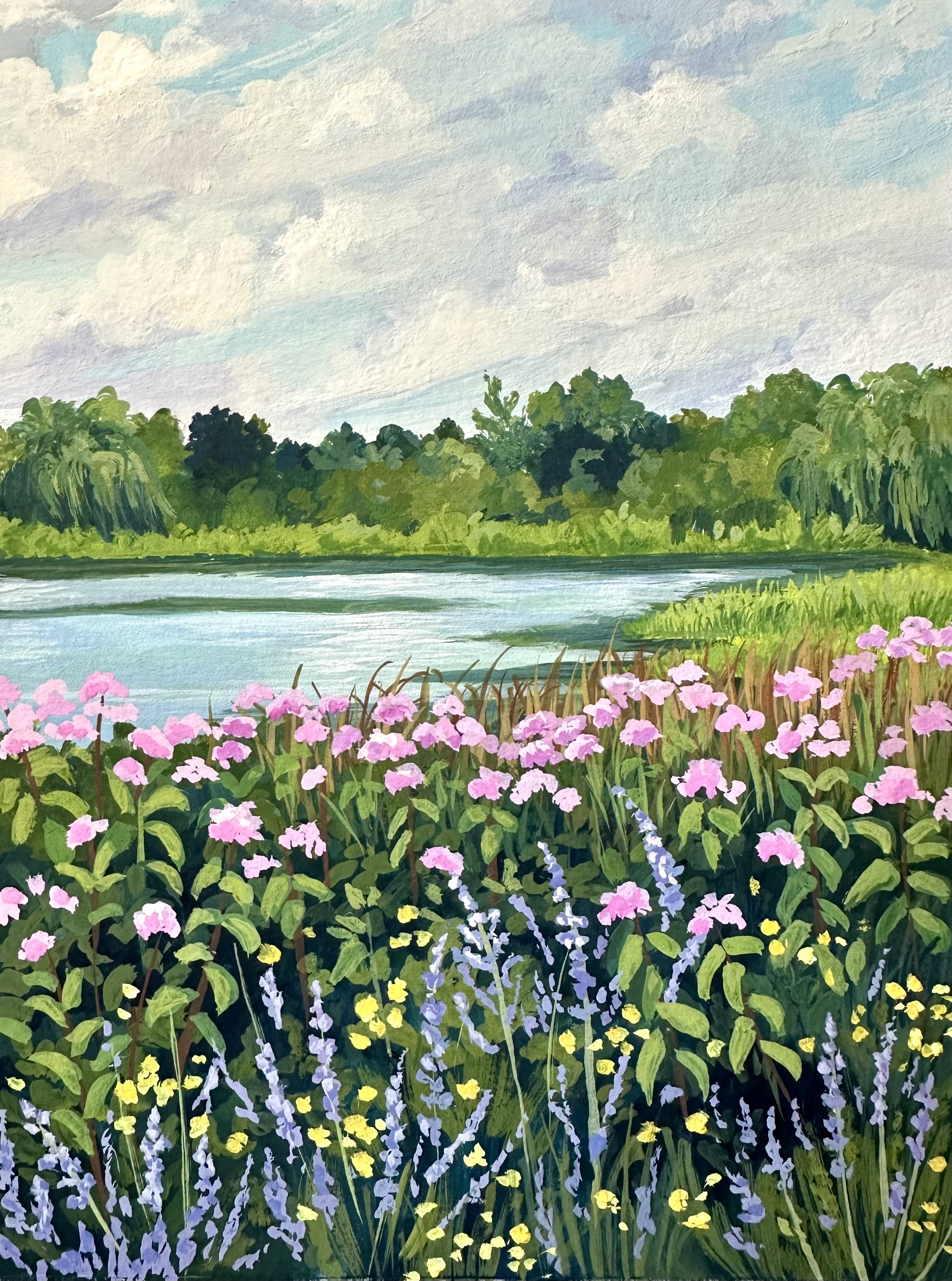 Gouache Landscape Painting Workshop at Lot’sa