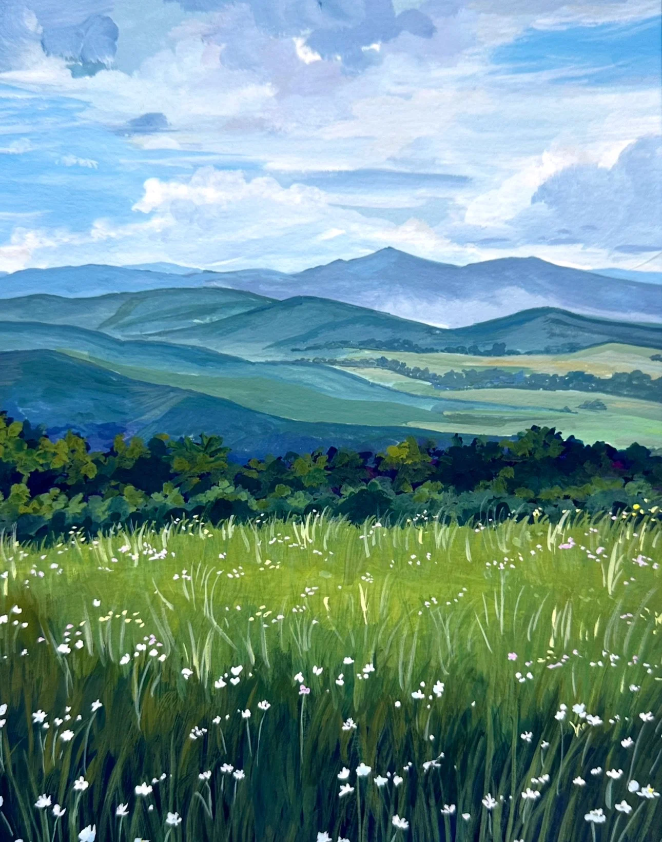 Gouache Landscape Painting Workshop at Lot’sa- SOLD OUT