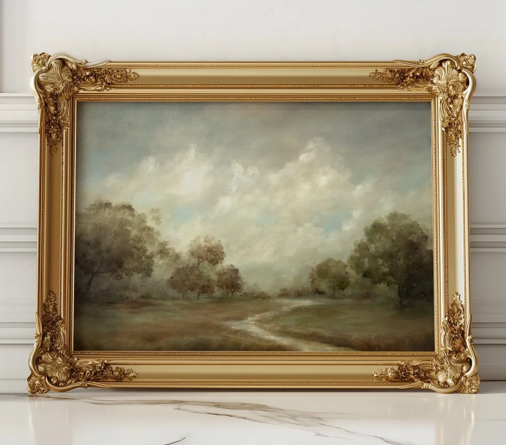 FOGGY FOREST ART PRINT