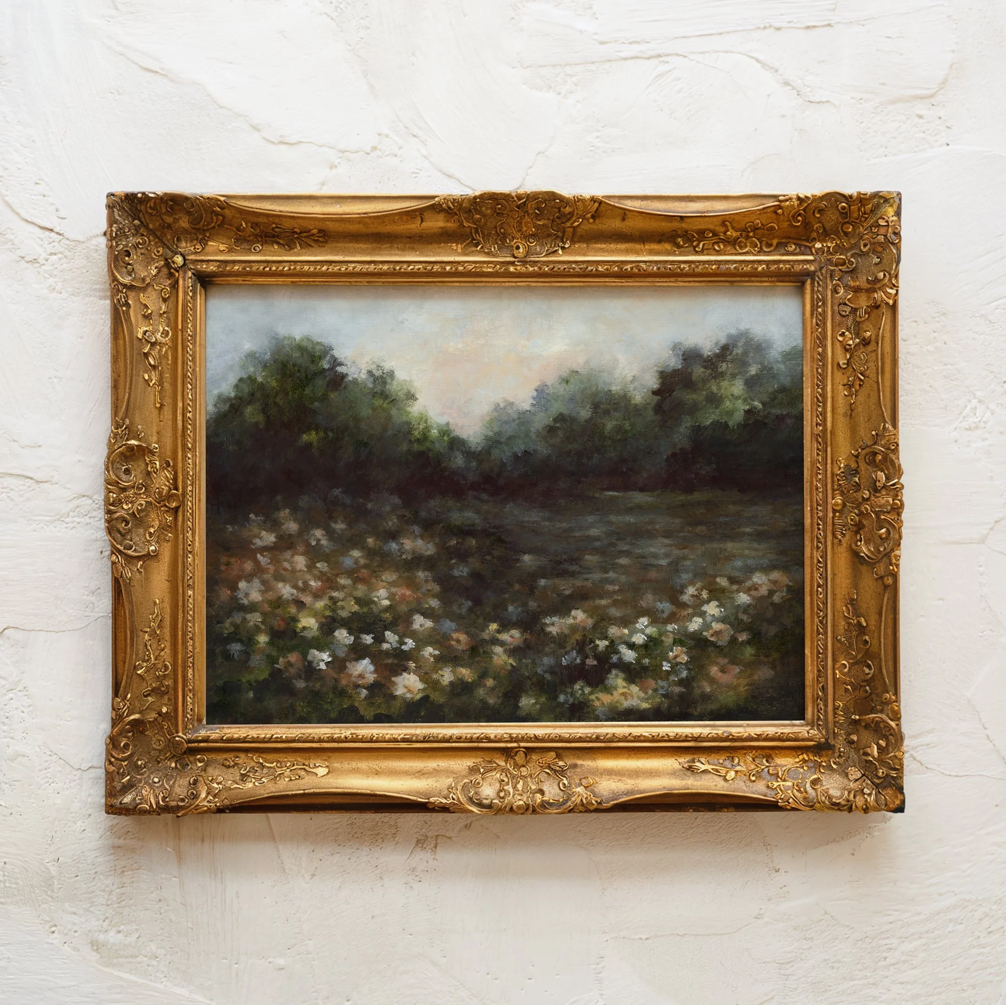 FLOWER BLOOM AT DUSK ART PRINT