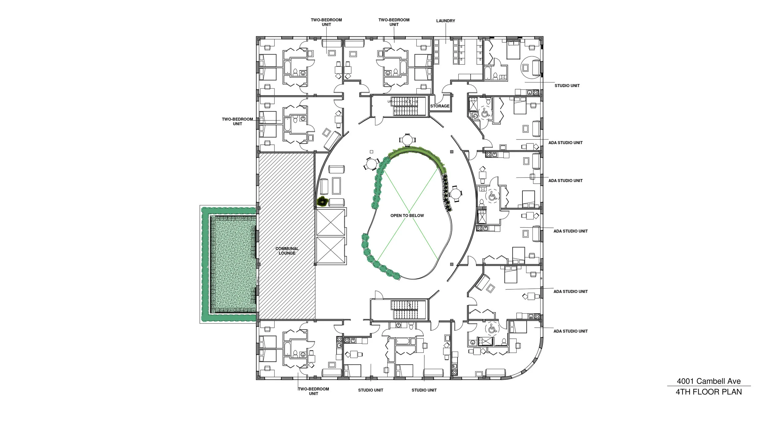 4001 Cambell Ave 3C - Sheet - A113 - 4TH FLOOR PLAN.jpg