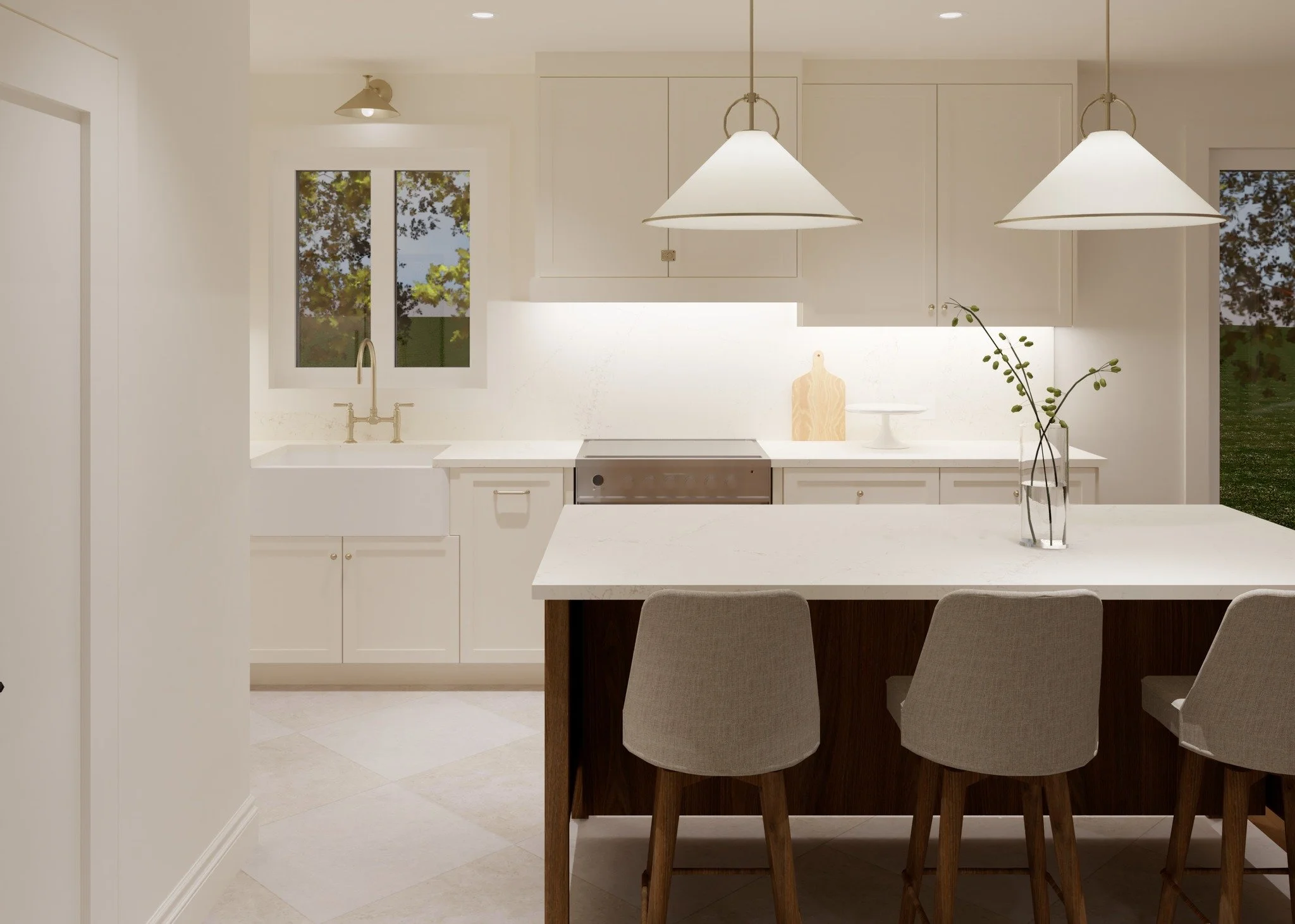 Nouveau projet. ✨ 2026 d&eacute;marre en force chez Demi-teinte design &amp; co.

On vous partage cette r&eacute;novation de cuisine au look classique / transitionnel, o&ugrave; les teintes chaudes reviennent en douceur pour cr&eacute;er une ambiance