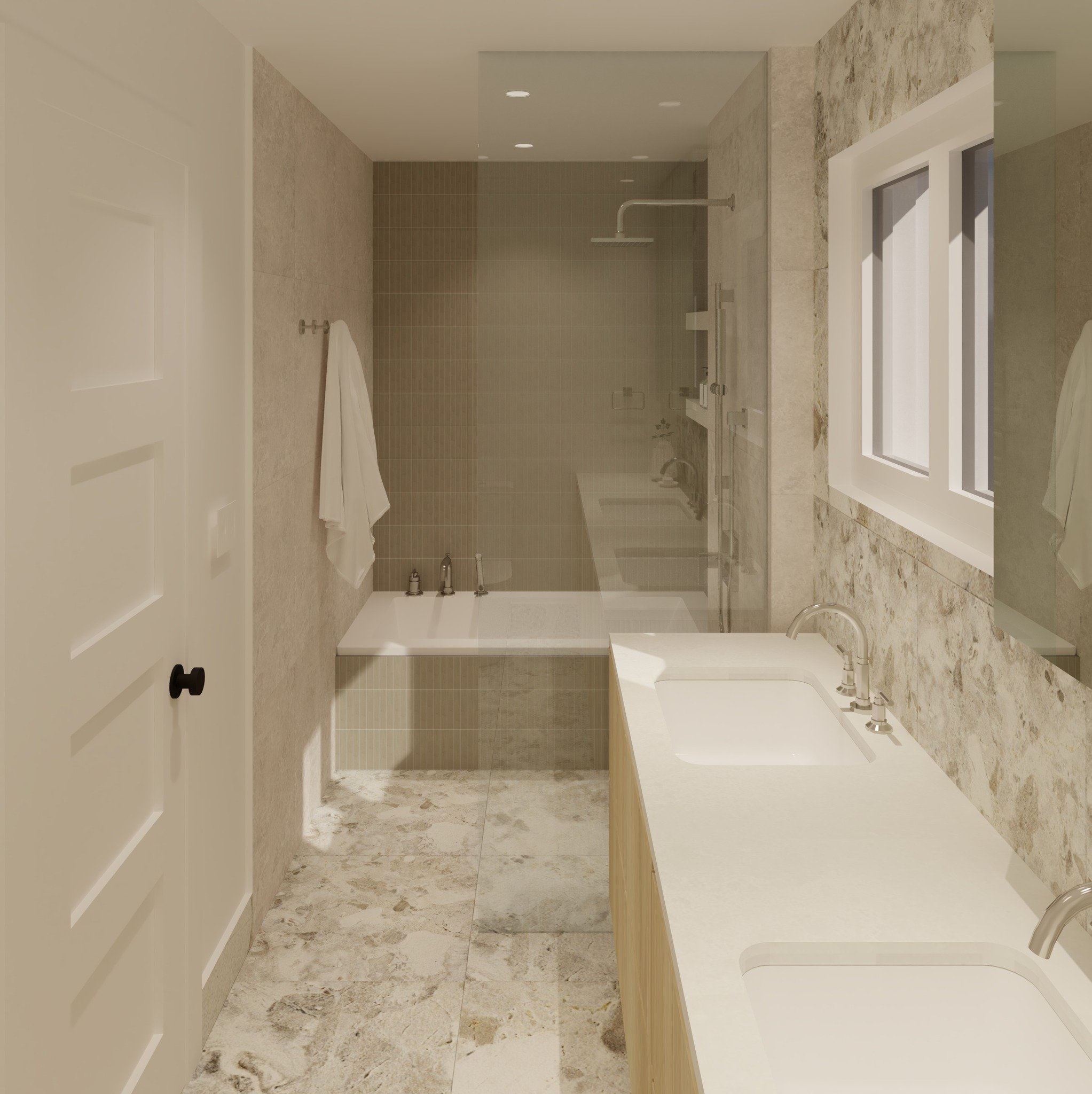 Petit aper&ccedil;u d&rsquo;un projet en cours.

Une salle de bain pleine de personnalit&eacute; qui prouve qu&rsquo;un espace fonctionnel peut aussi avoir beaucoup de caract&egrave;re.

&mdash;

#designprojects #interiordetails #homeinspiration #int