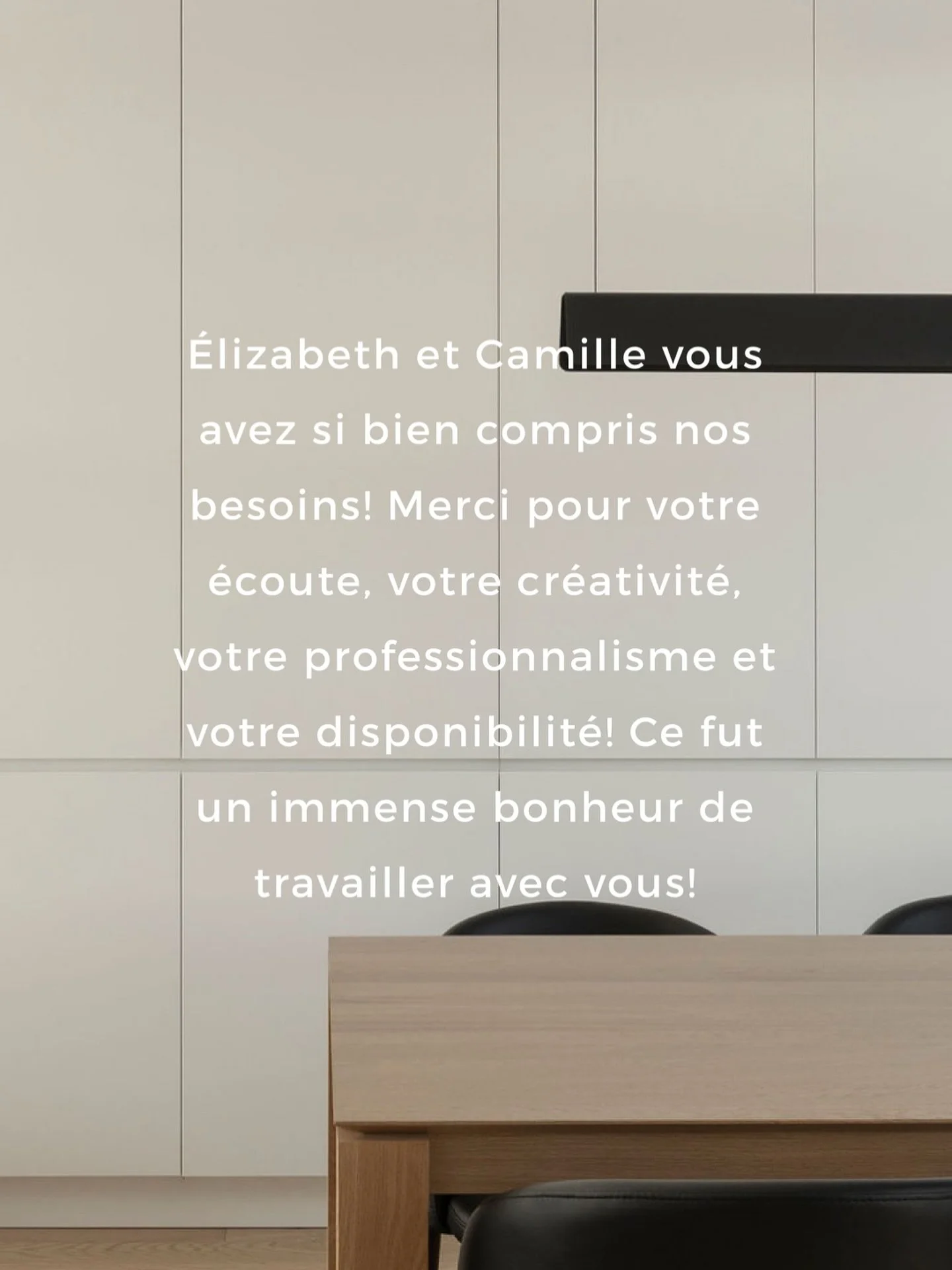 Chaque projet est unique. Chaque t&eacute;moignage, pr&eacute;cieux.

Ce genre de retour nous motive &agrave; cr&eacute;er encore plus de lieux o&ugrave; il fait bon vivre. 🤍

Envie de transformer votre espace ? Contactez-nous, on a h&acirc;te de vo