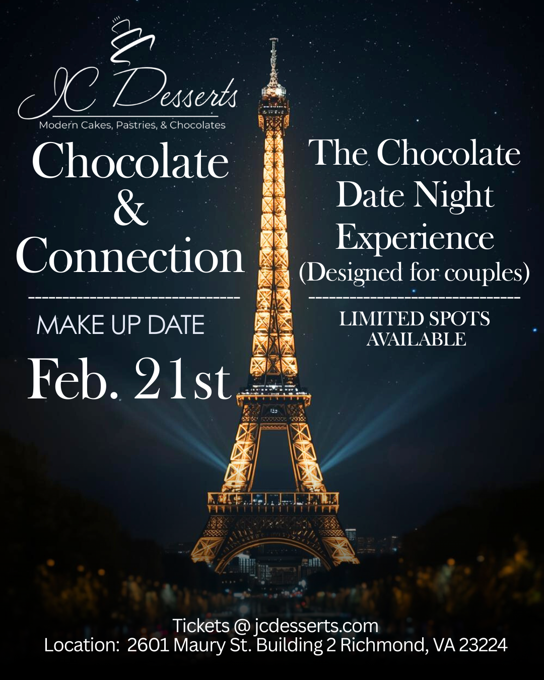 Chocolate & Connection - The Chocolate Date Night Experience Designed for Couples